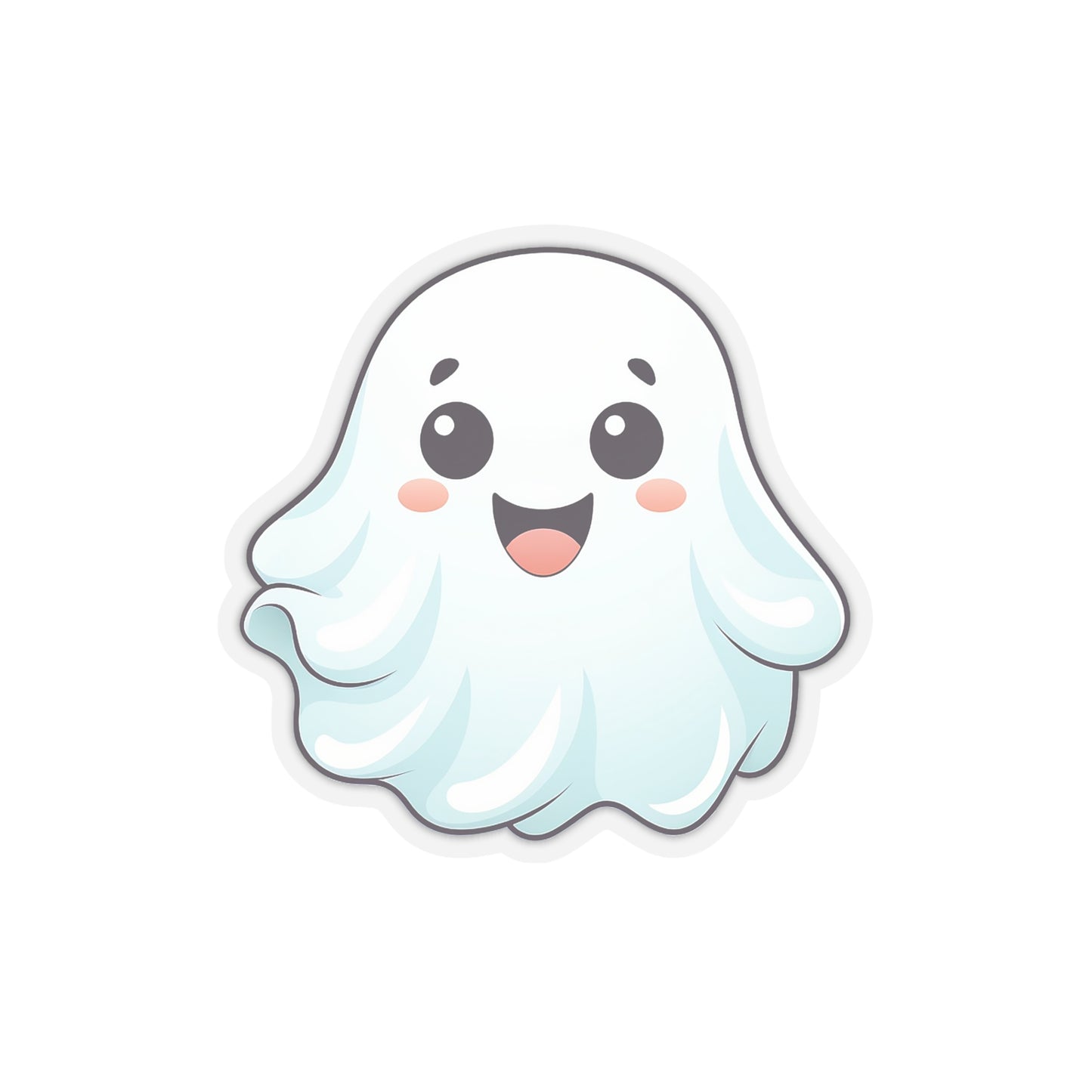 Halloween Special: Kawaii Ghost Sticker