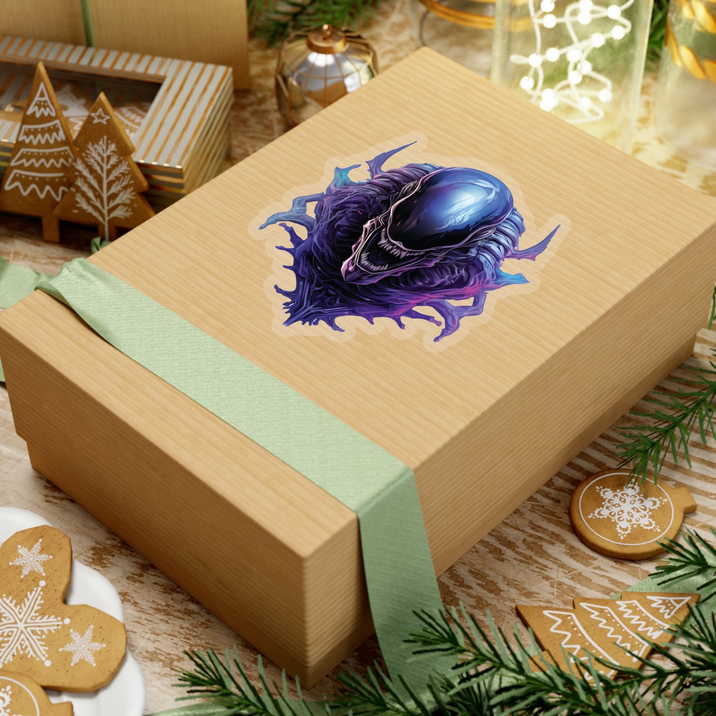 Alien Xenomorph Sticker - Unleash Extraterrestrial Menace