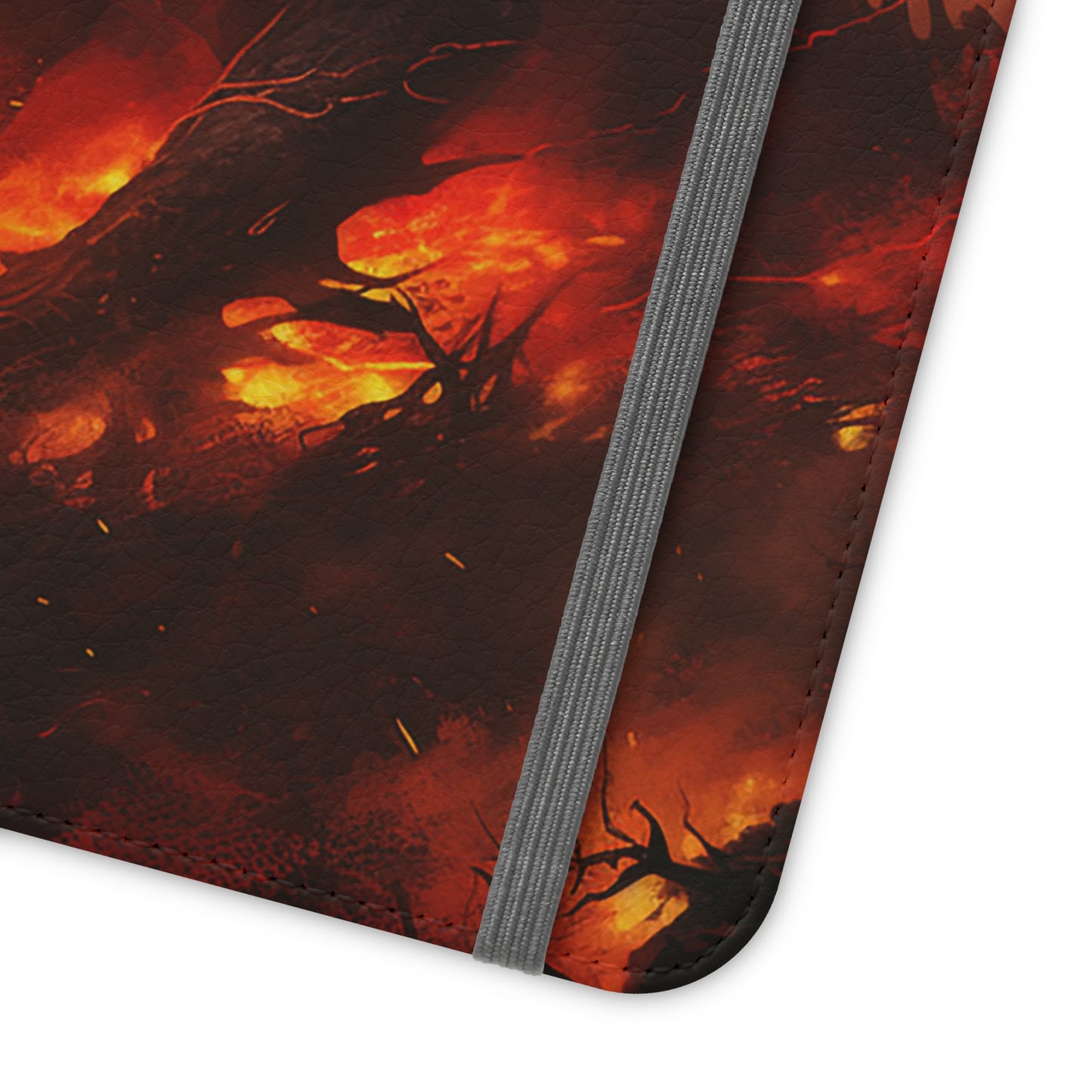 Apocalyptic Red Dragon Flip Phone Case