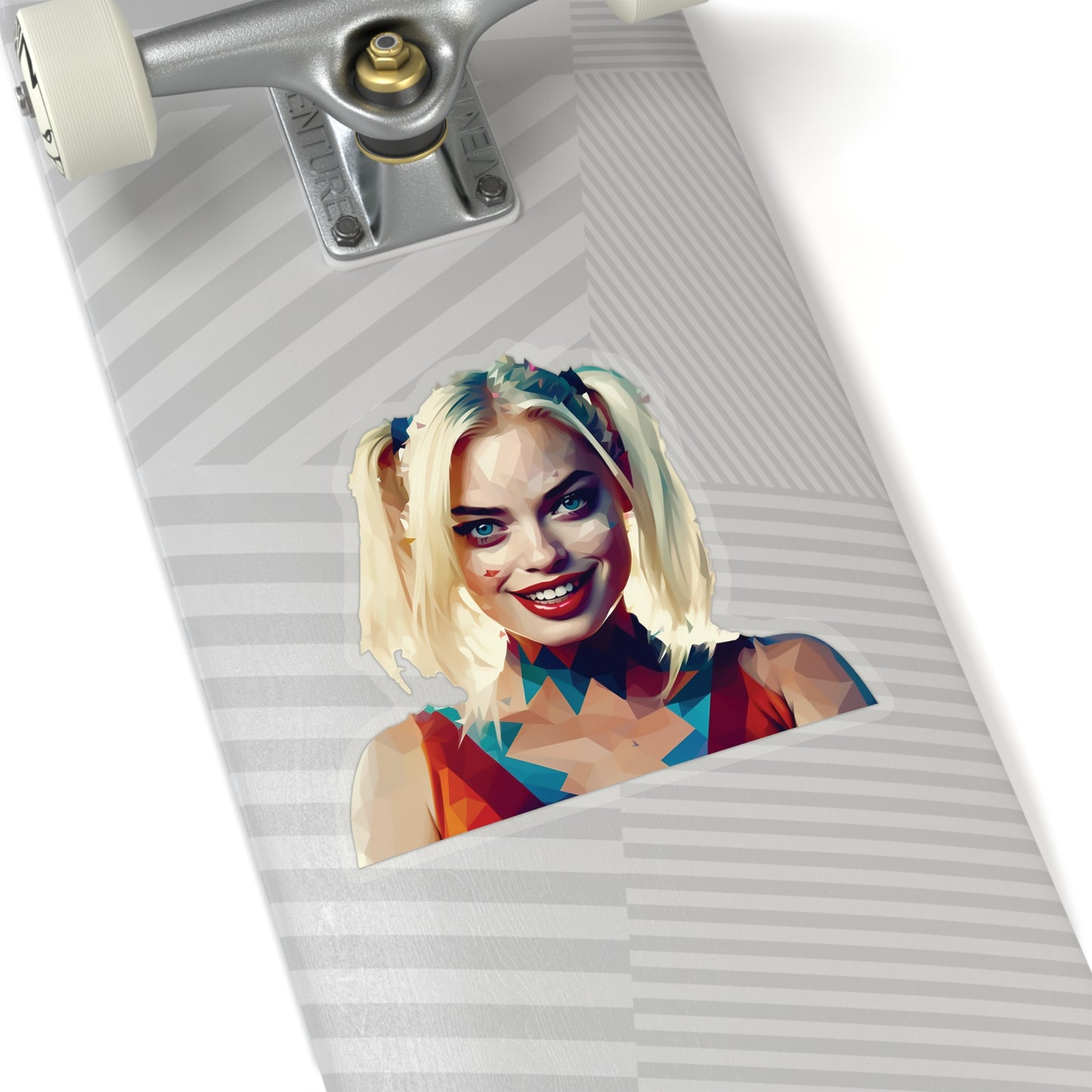 Margot Robbie Harley Quinn Sticker - A Faceted Tribute to the Queen of Chaos