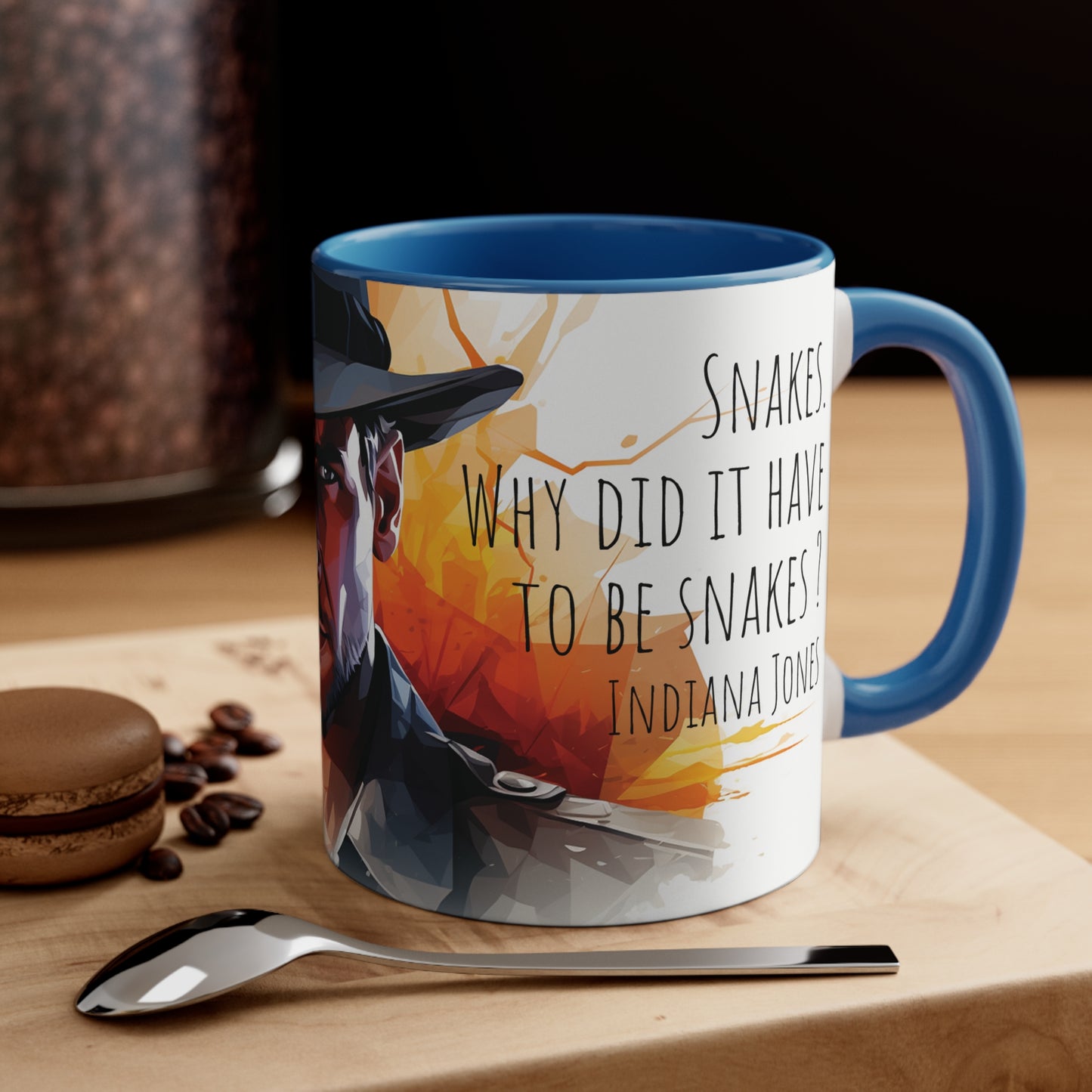 Indiana Jones Mug - Embrace the Adventure: Snakes. Why Did It Have to Be Snakes?