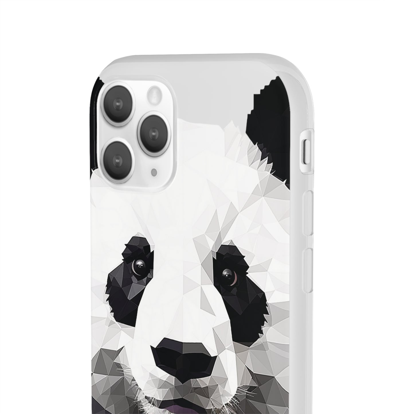 Cute Polygonal Panda Flexi phone Case - Protect Your Phone with Some Unique and Adorable Style