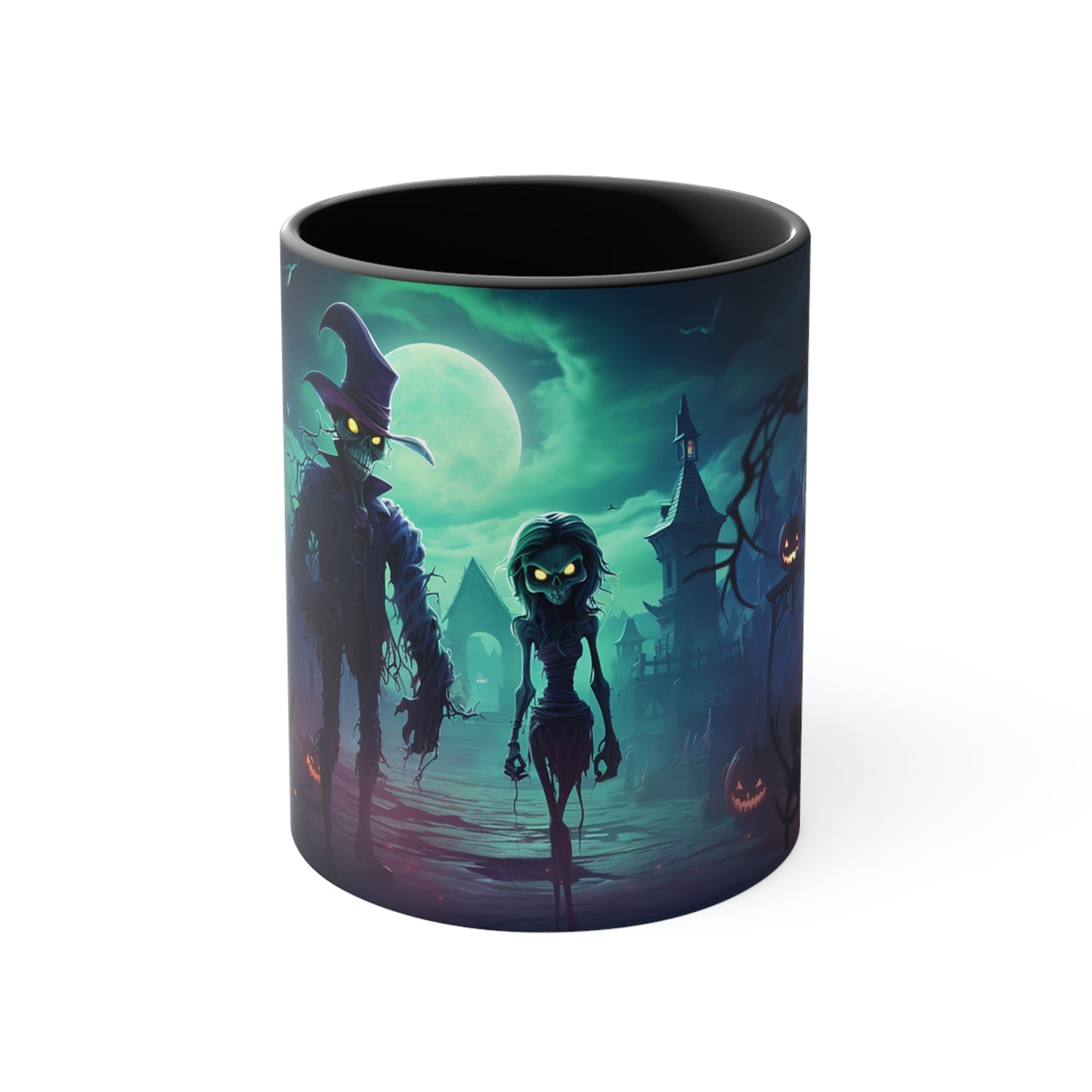 Halloween Special: 11oz Bi-color Zombies Cemetery Mug