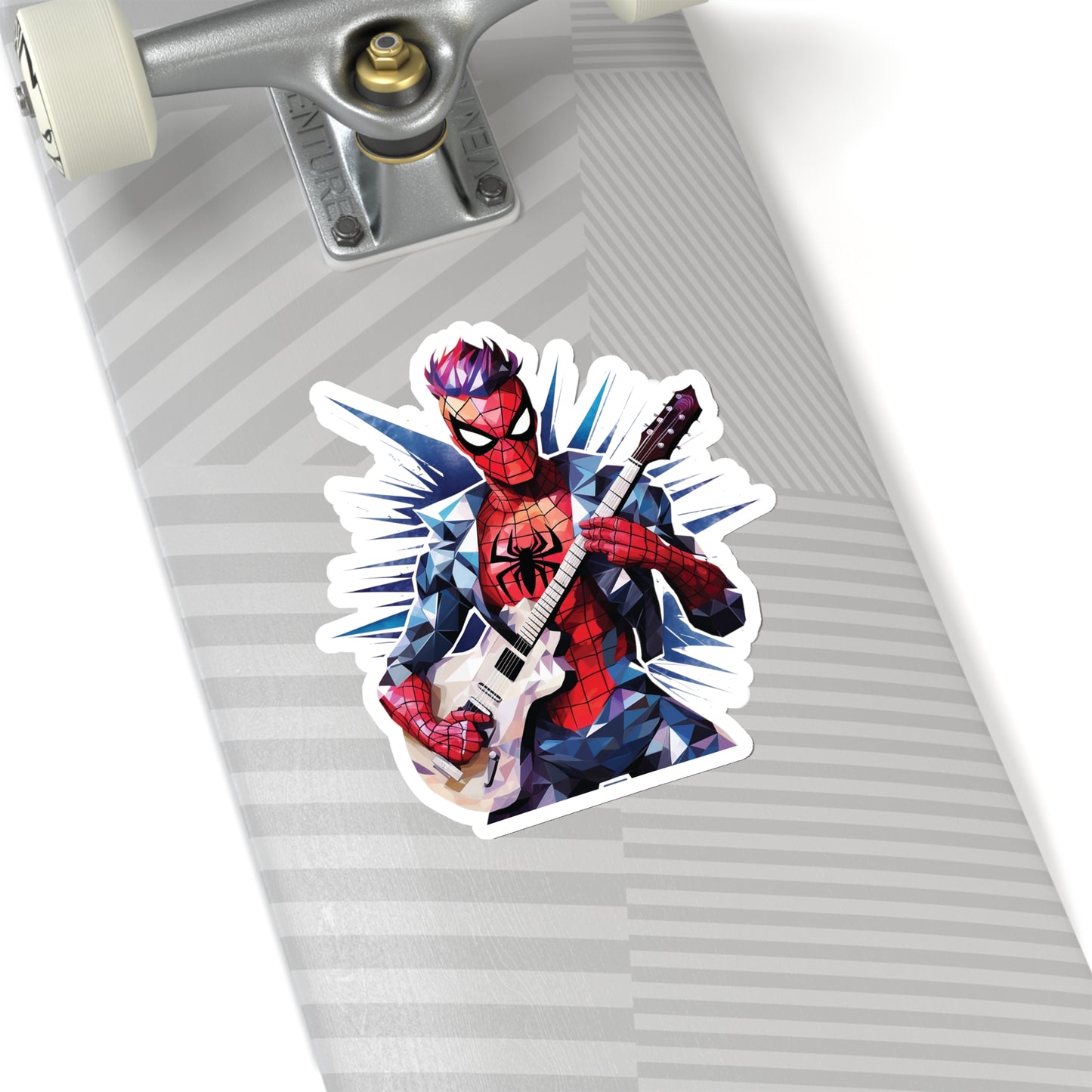 Spider Punk Sticker - Spider-Man Rocks with Electric Style