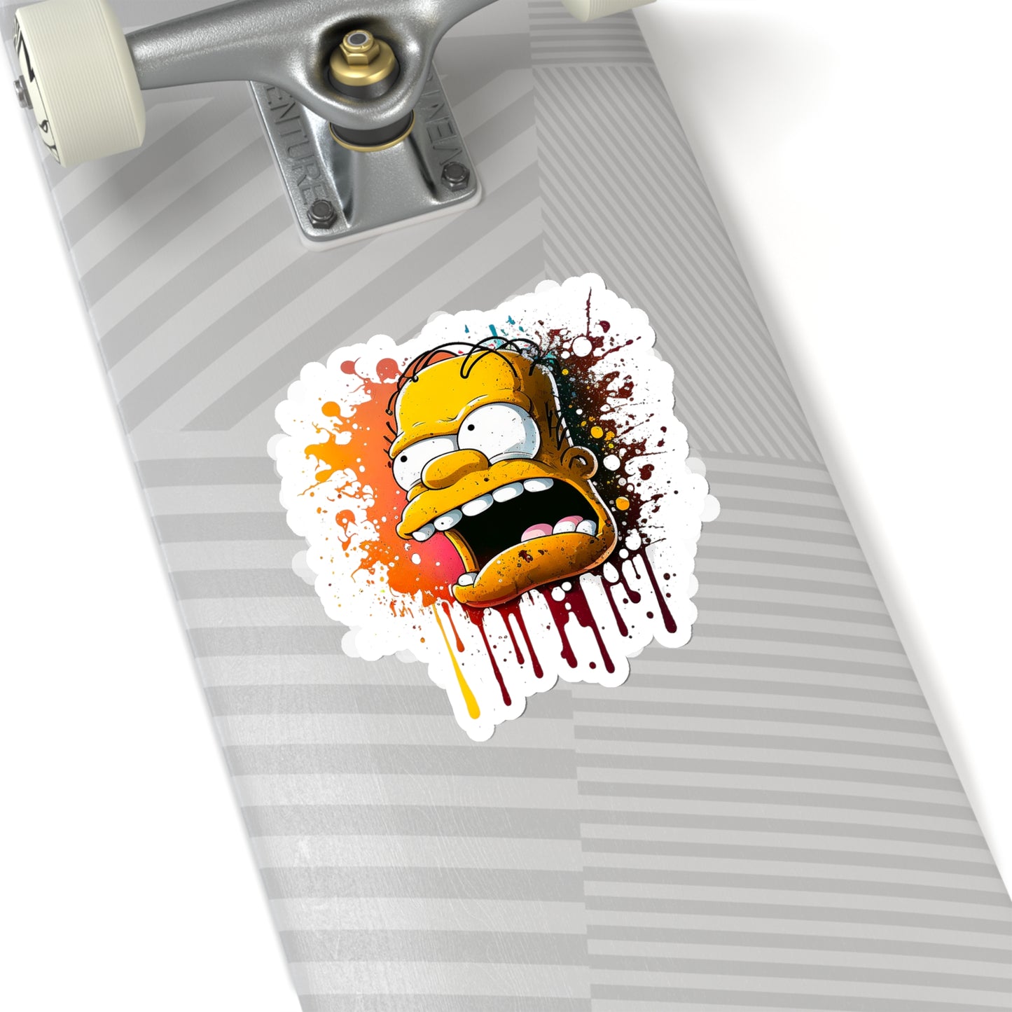 Homer Simpson Sticker - Add Some Fun and Unique Style to Your Tech