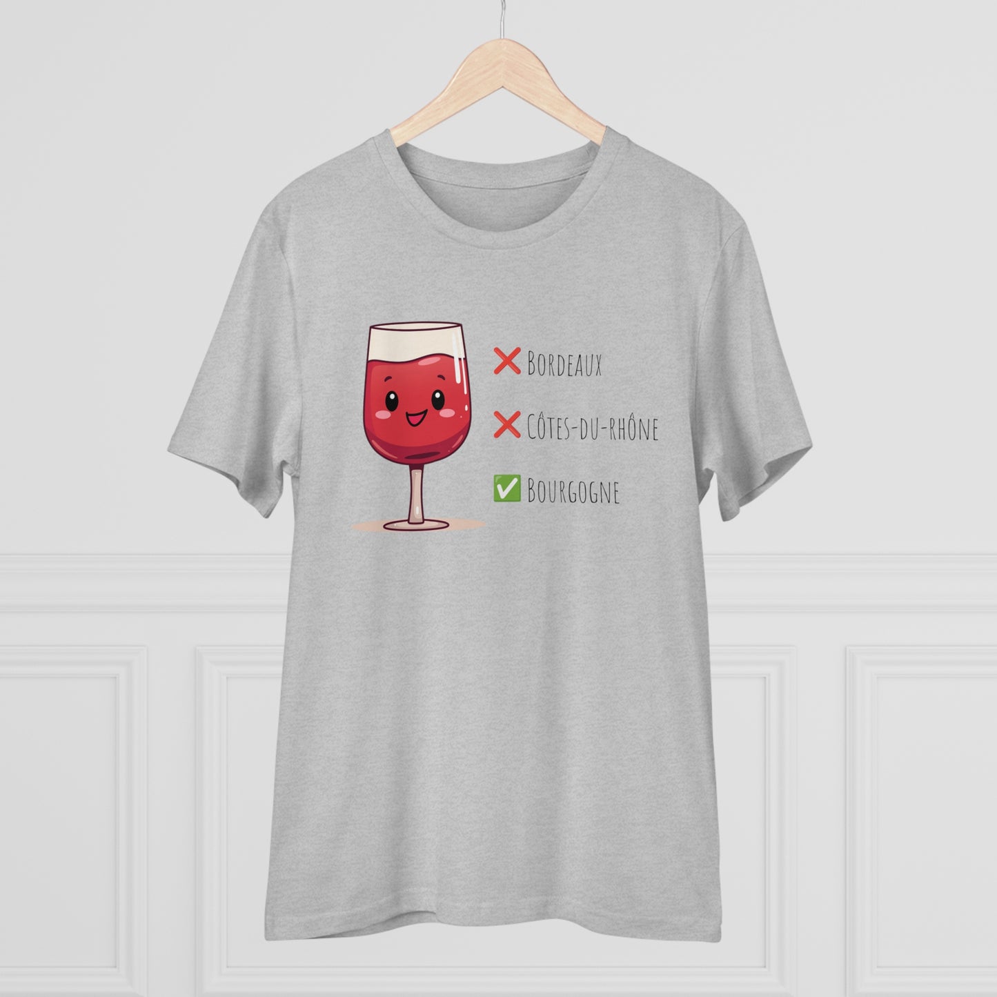 Eco-Friendly 'Bourgogne Wine Wins' T-Shirt - Wine Region Vote, Unisex"