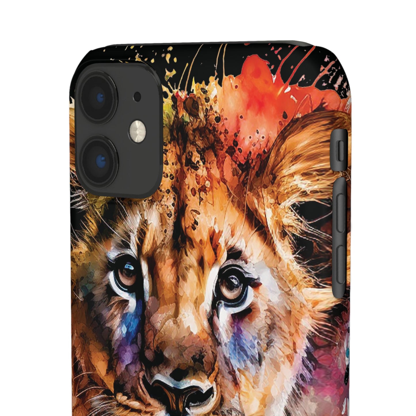 Phone Case Watercolor Lion Cub