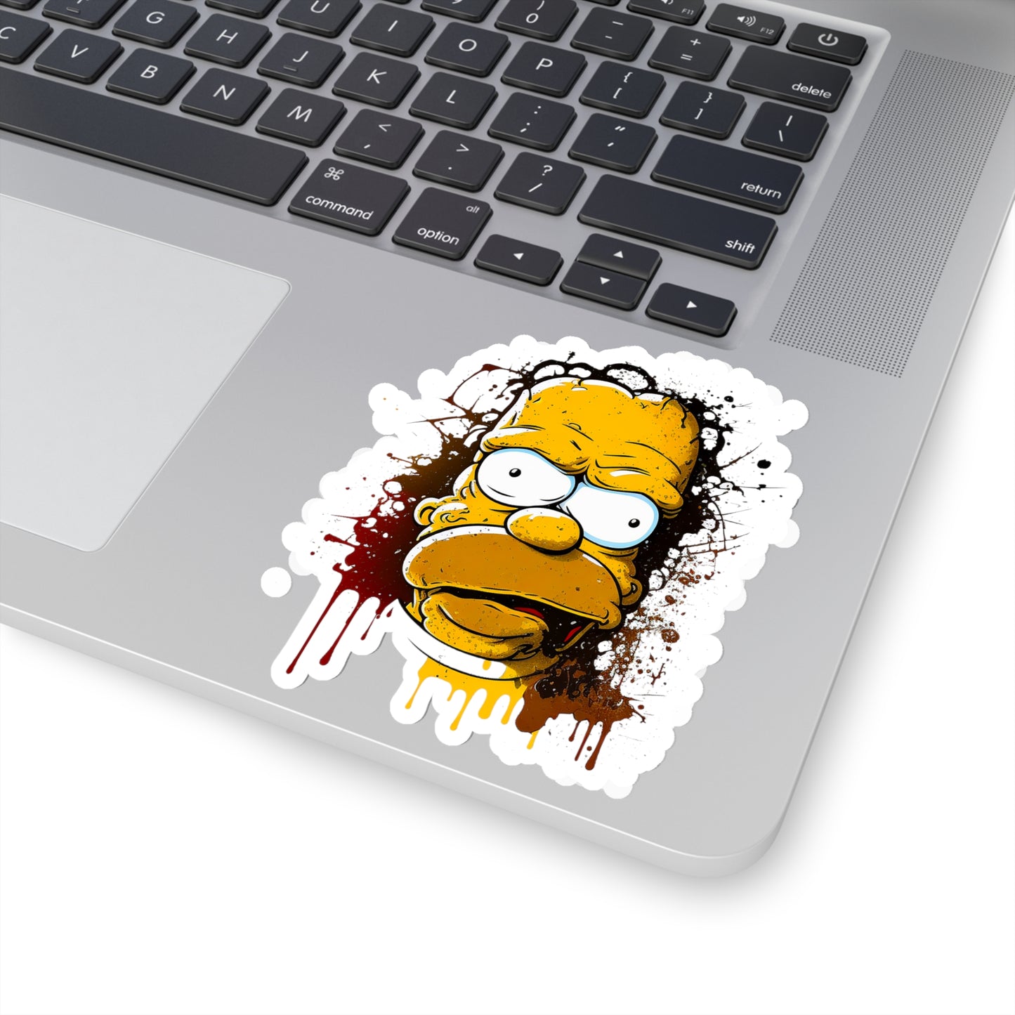 Homer Simpson Sticker - Add Some Fun and Unique Style to Your Tech