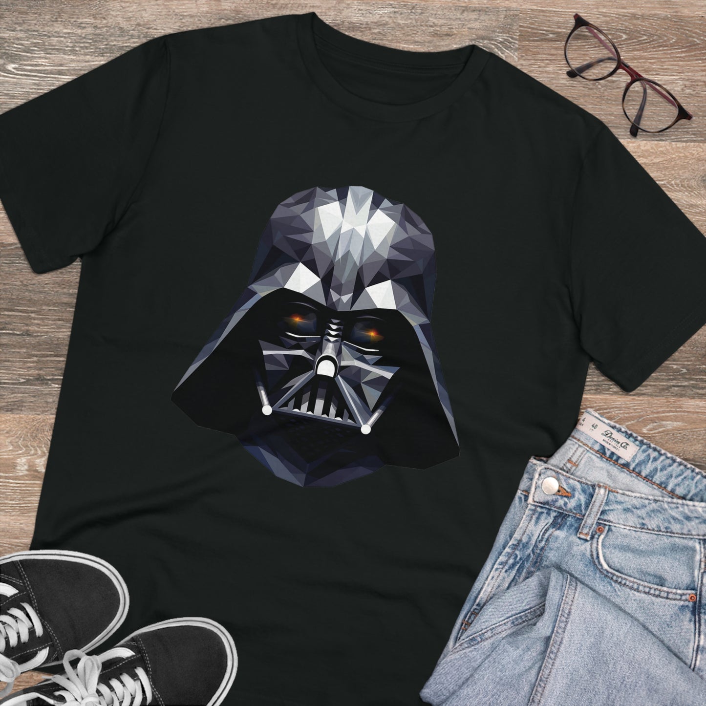 Darth Vader Polygonal T-Shirt - Embrace the Dark Side - Star Wars