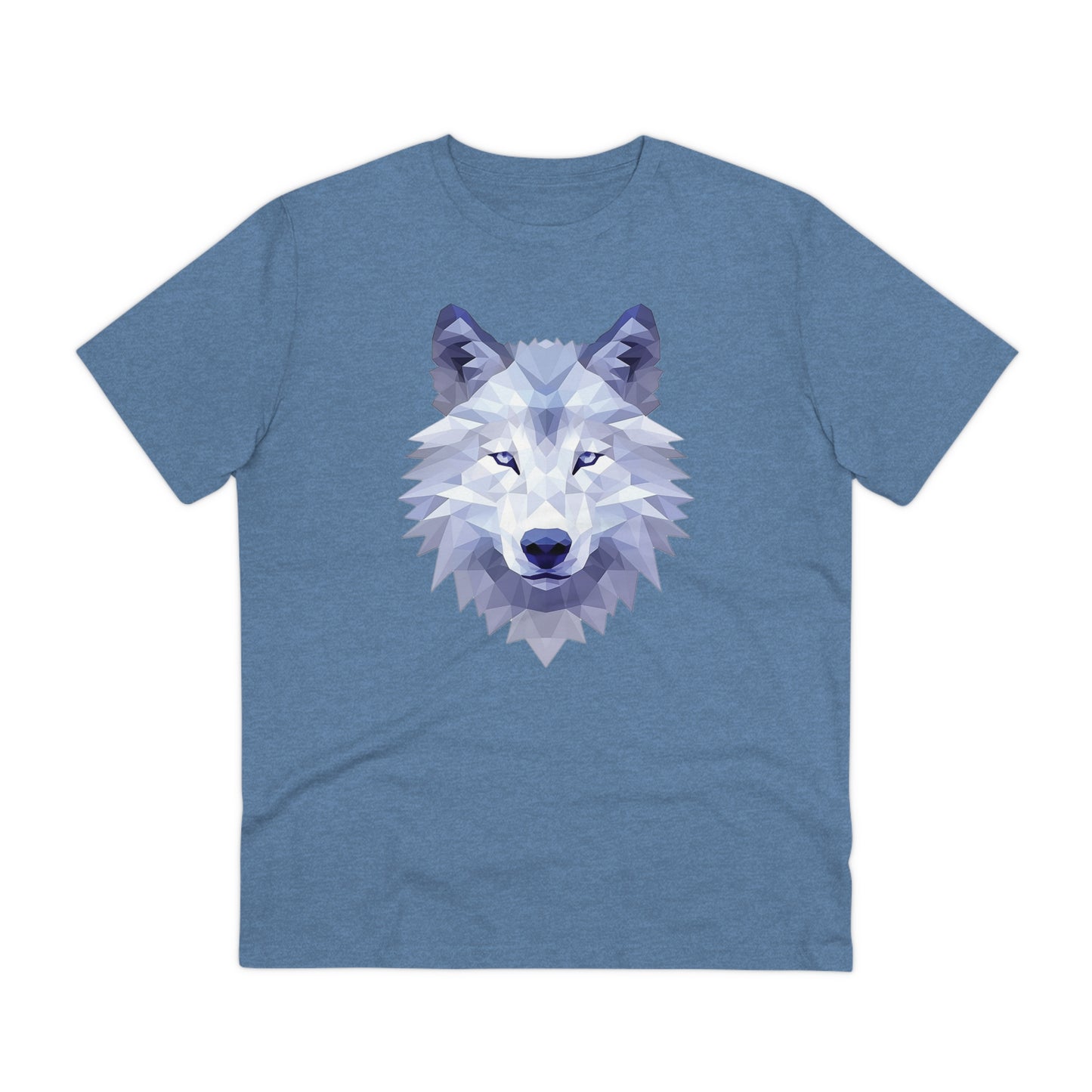Wolf Polygonal T-Shirt - Embrace Wild Harmony