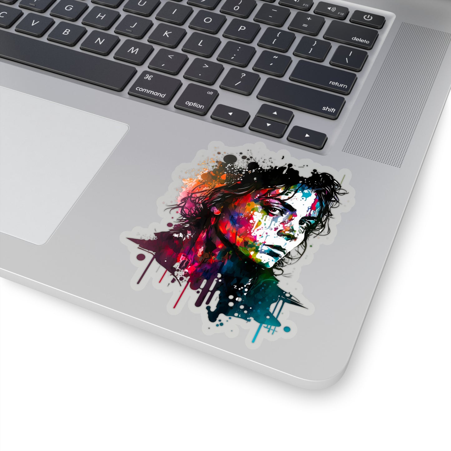 Michael Jackson Watercolor Sticker - Add Some Pop and Iconic Style to Your Tech