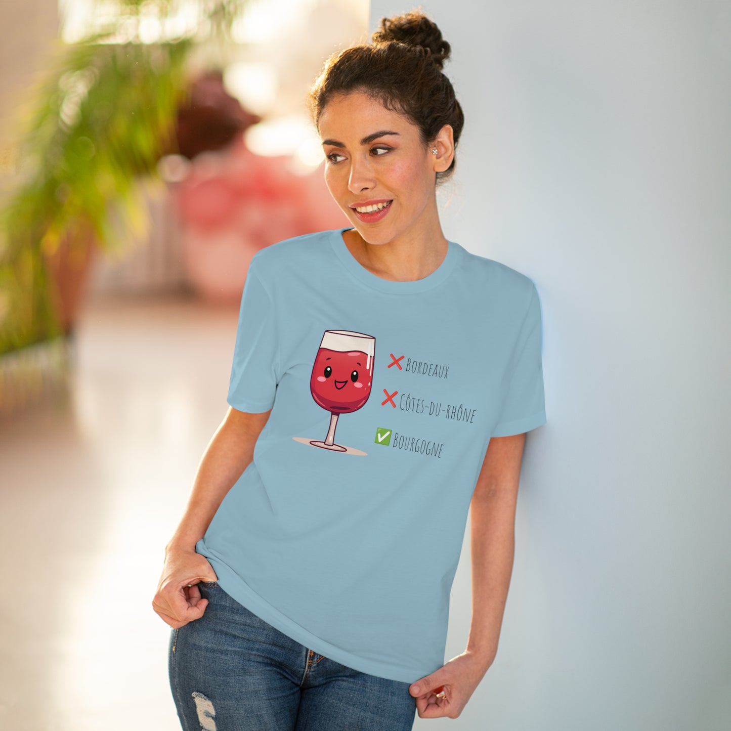 Eco-Friendly 'Bourgogne Wine Wins' T-Shirt - Wine Region Vote, Unisex"