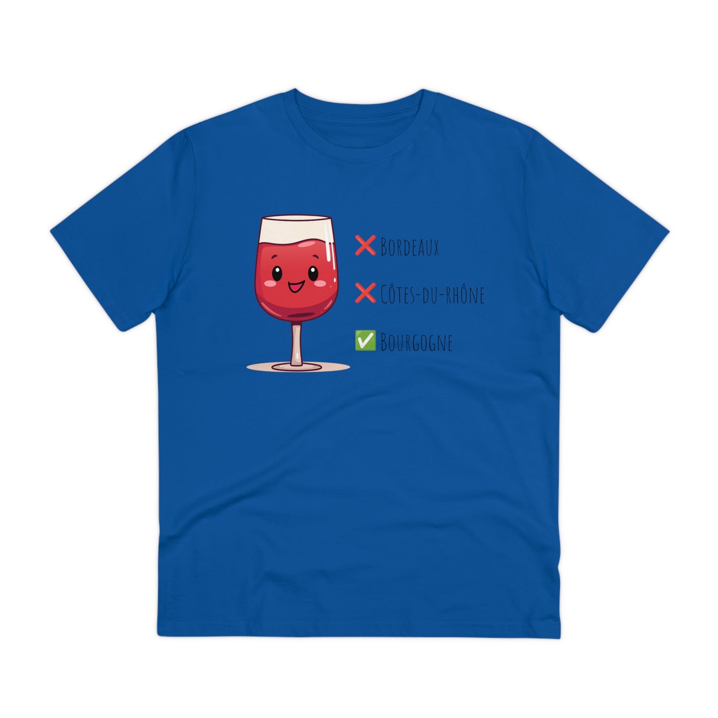 Eco-Friendly 'Bourgogne Wine Wins' T-Shirt - Wine Region Vote, Unisex"