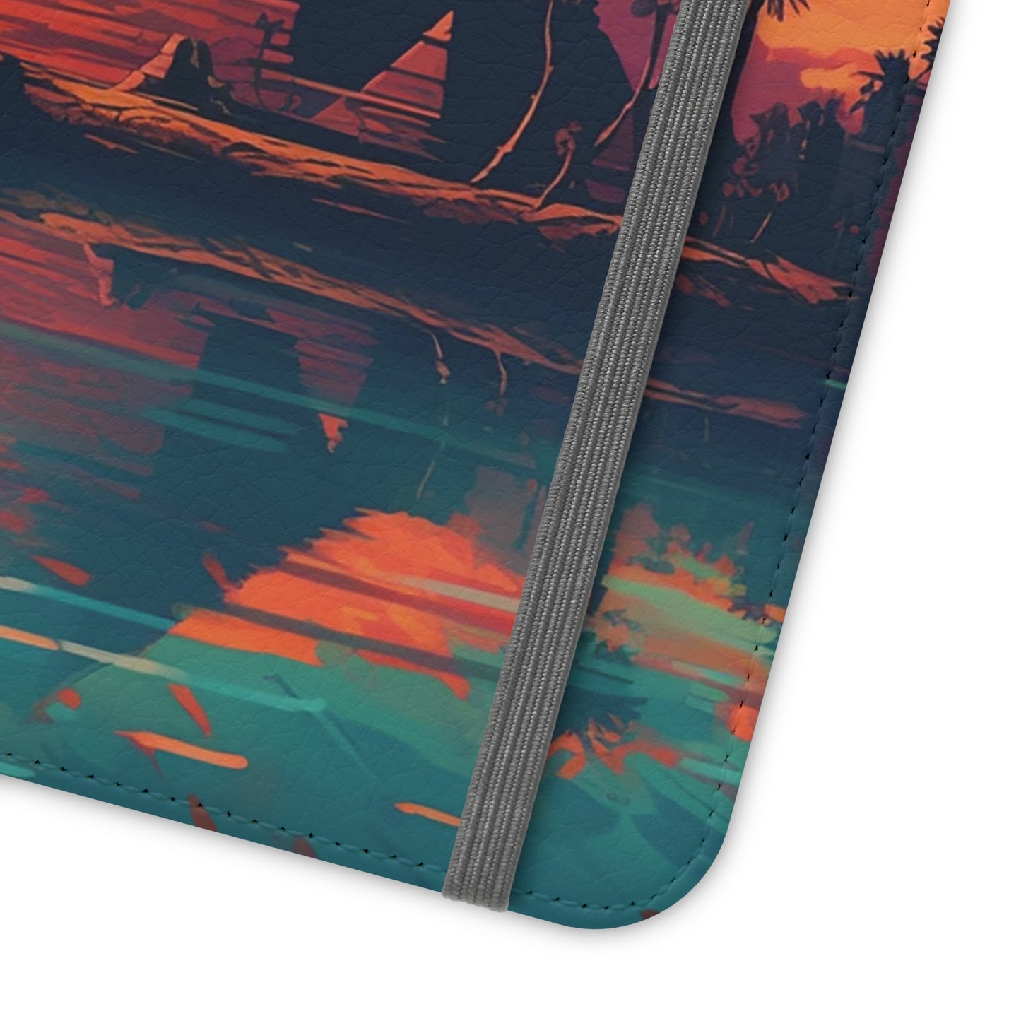 Egyptian Pyramid at Sunset Flip Phone Case - Carry the Mystique of Ancient Egypt with You