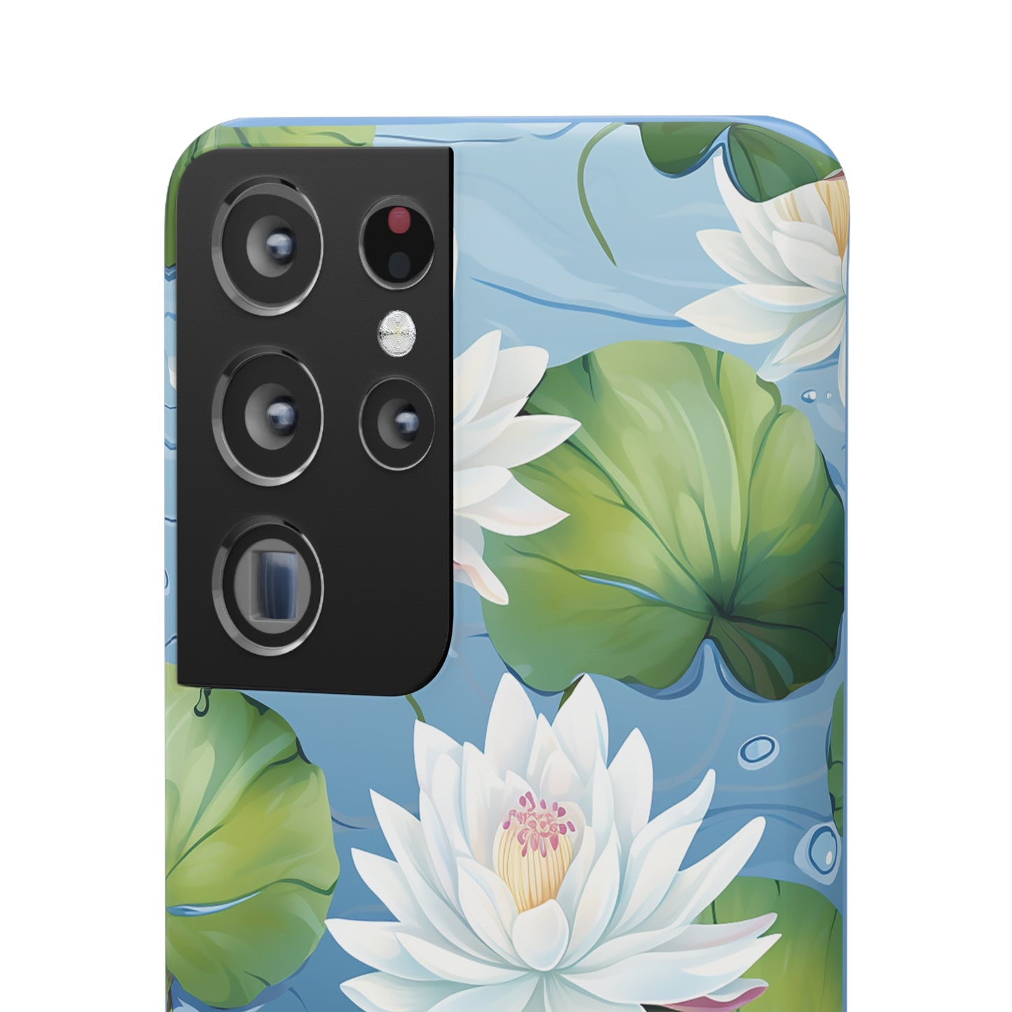 Elegant Water Lilies: Premium Phone Case
