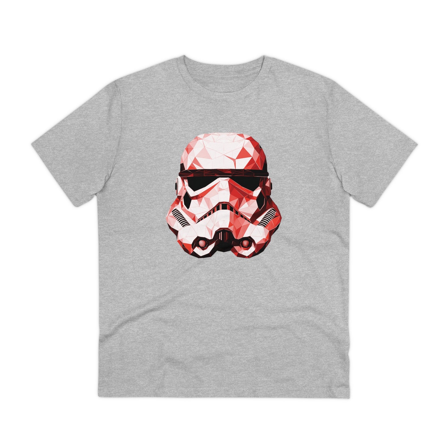 Stormtrooper Polygonal T-Shirt - Red Edition - Embrace Galactic Precision - Star Wars