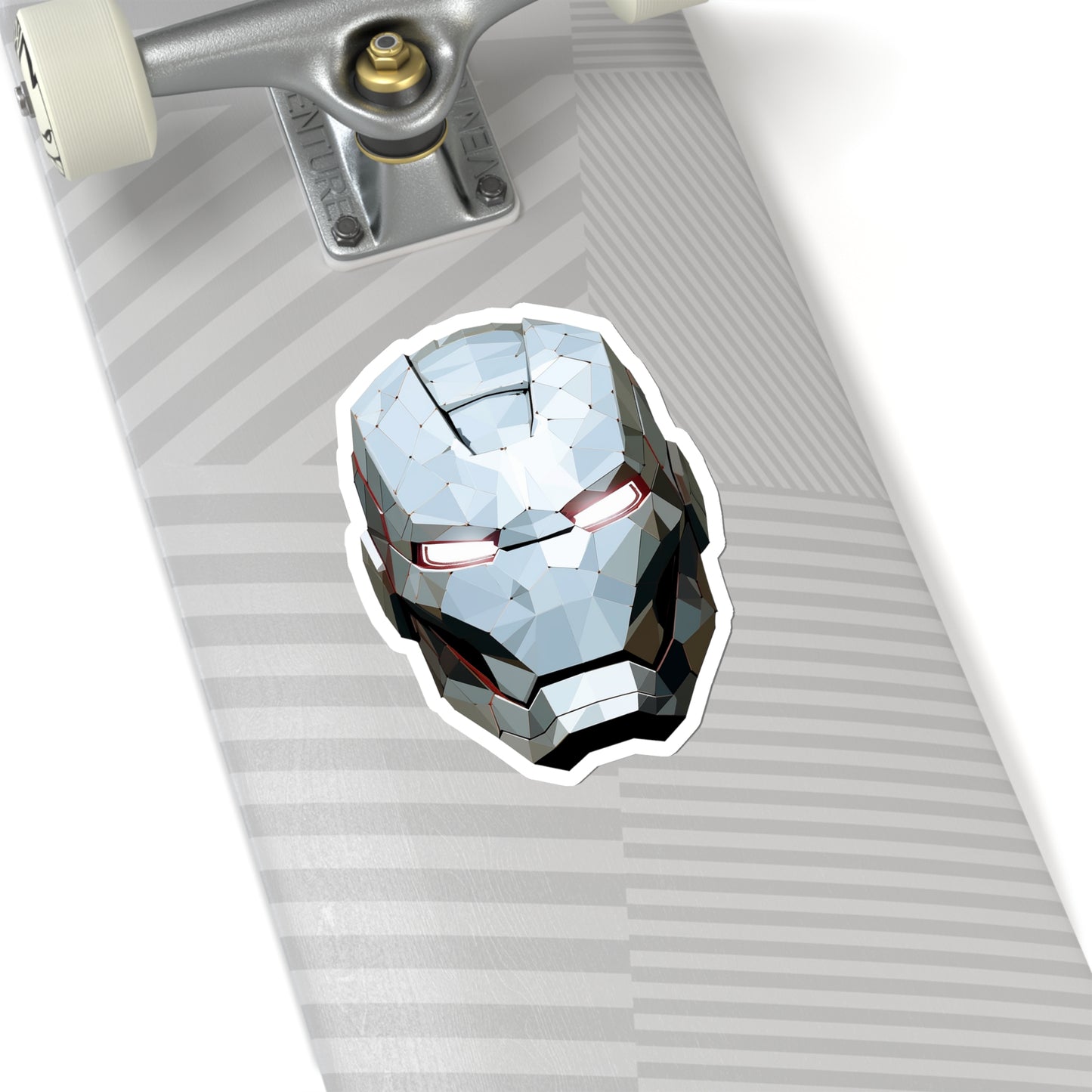 Iron Man Sticker - Unleash the Power of Geometry