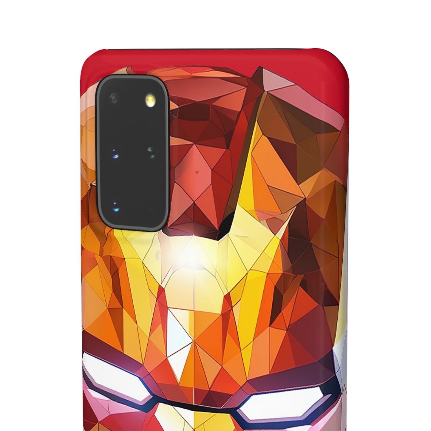 Phone Case - Iron Man helmet polygonal style