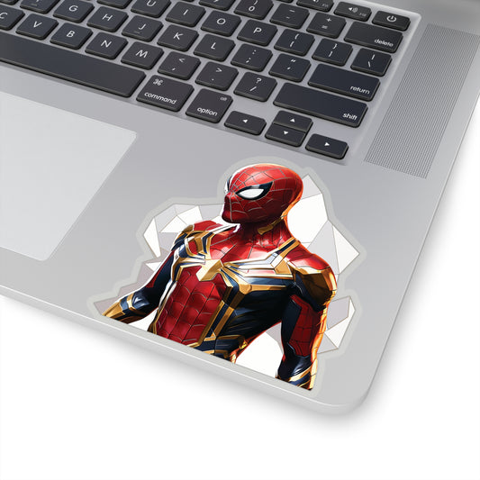 Spider Man Sticker in Iron Spider armor - Superhero Styling with a Modern Twist