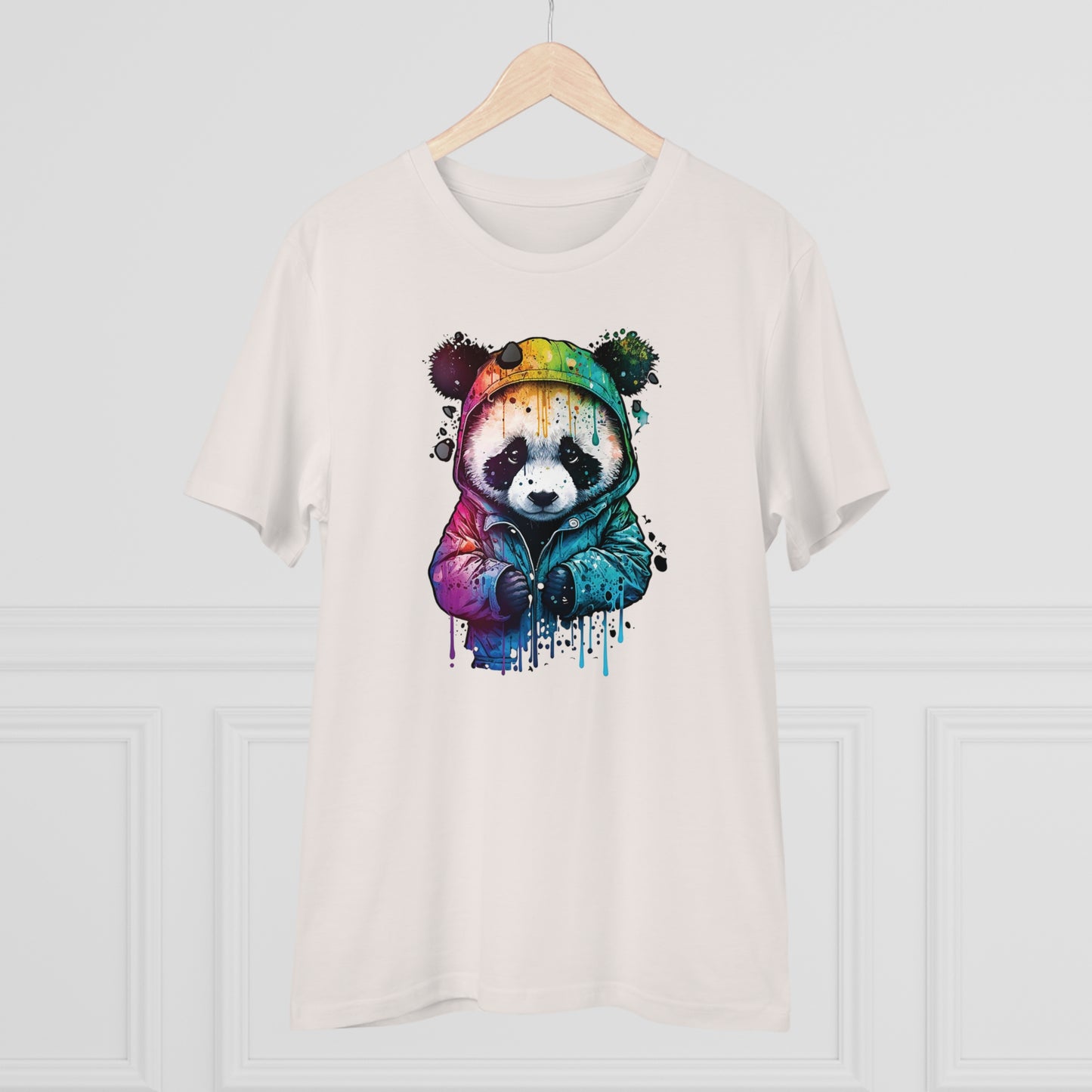 Panda Organic Unisex T-Shirt - Add Some Fun and Eco-Friendly Style to Your Wardrobe