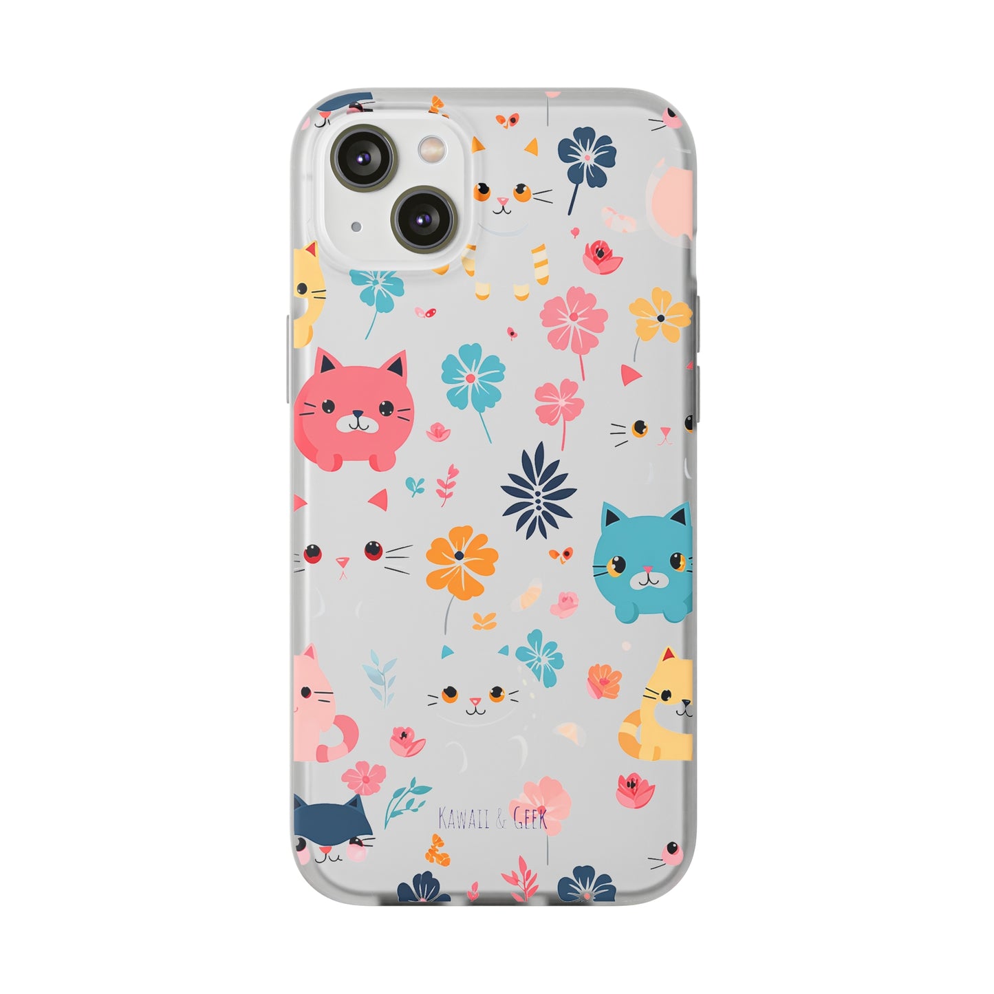 Playful Kittens: Flexi Transparent Phone Case