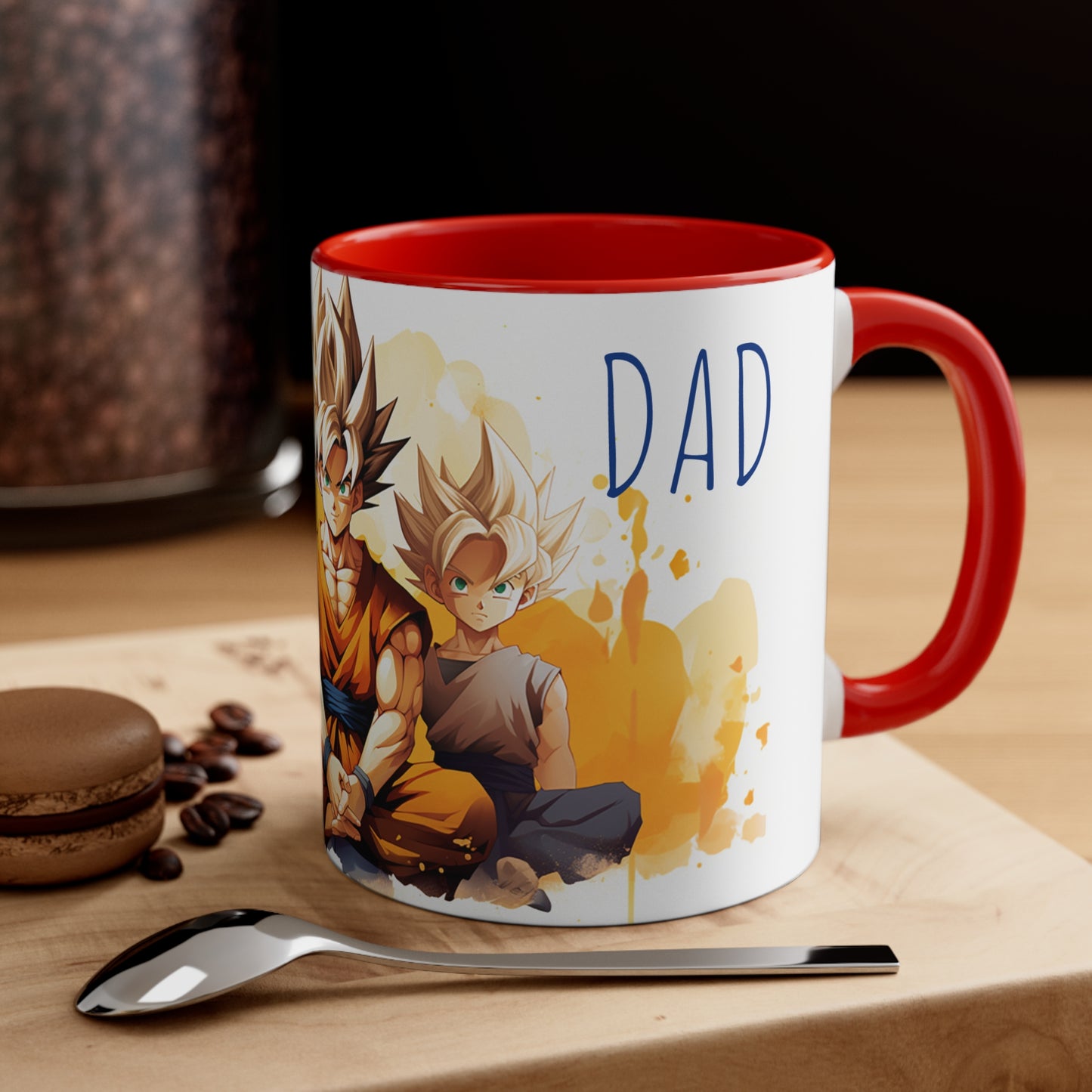 San Goku Mug : Super Saiyan Dad - Dragon Ball mug - Father's Day special