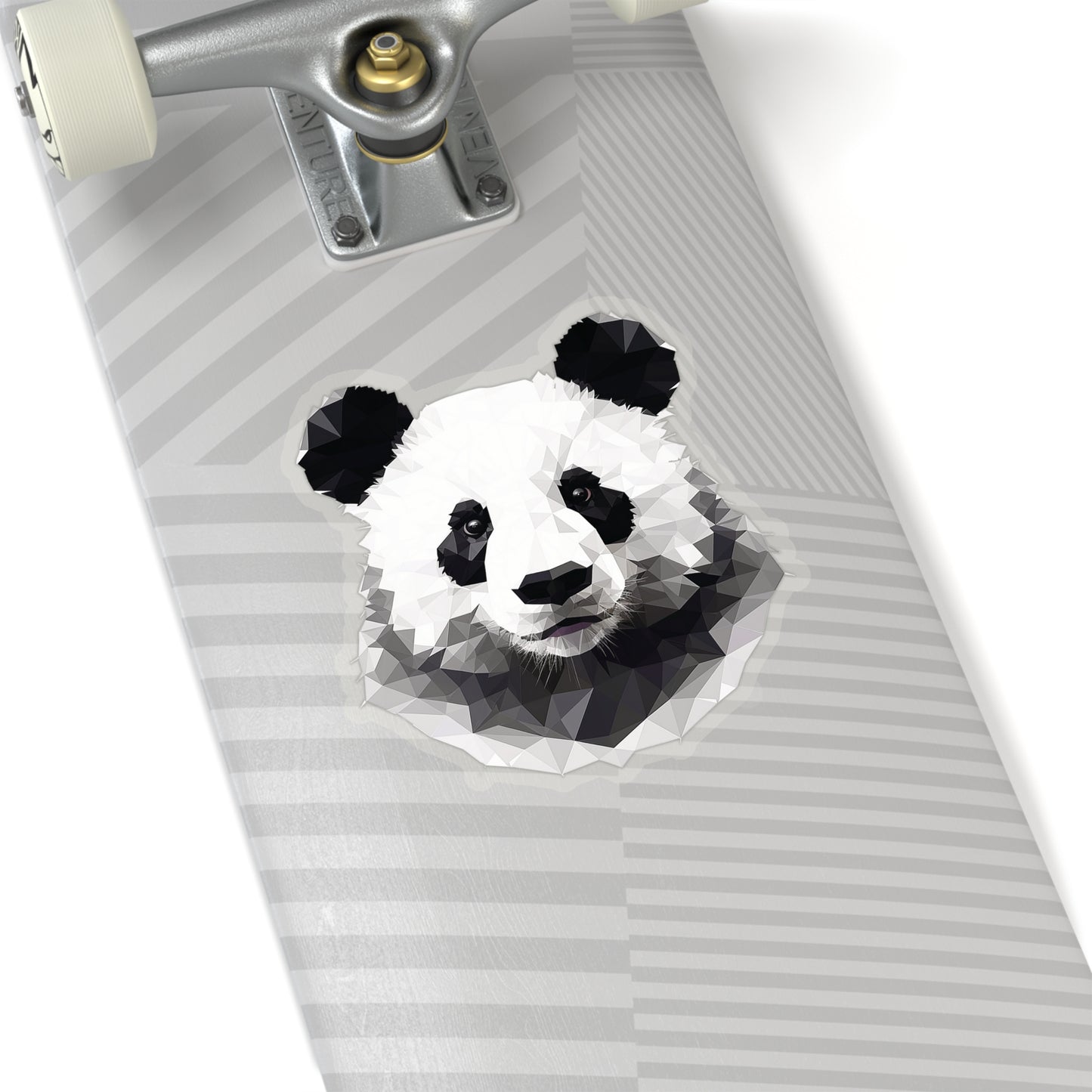 Panda Geometric Sticker - Embrace Playful Charm