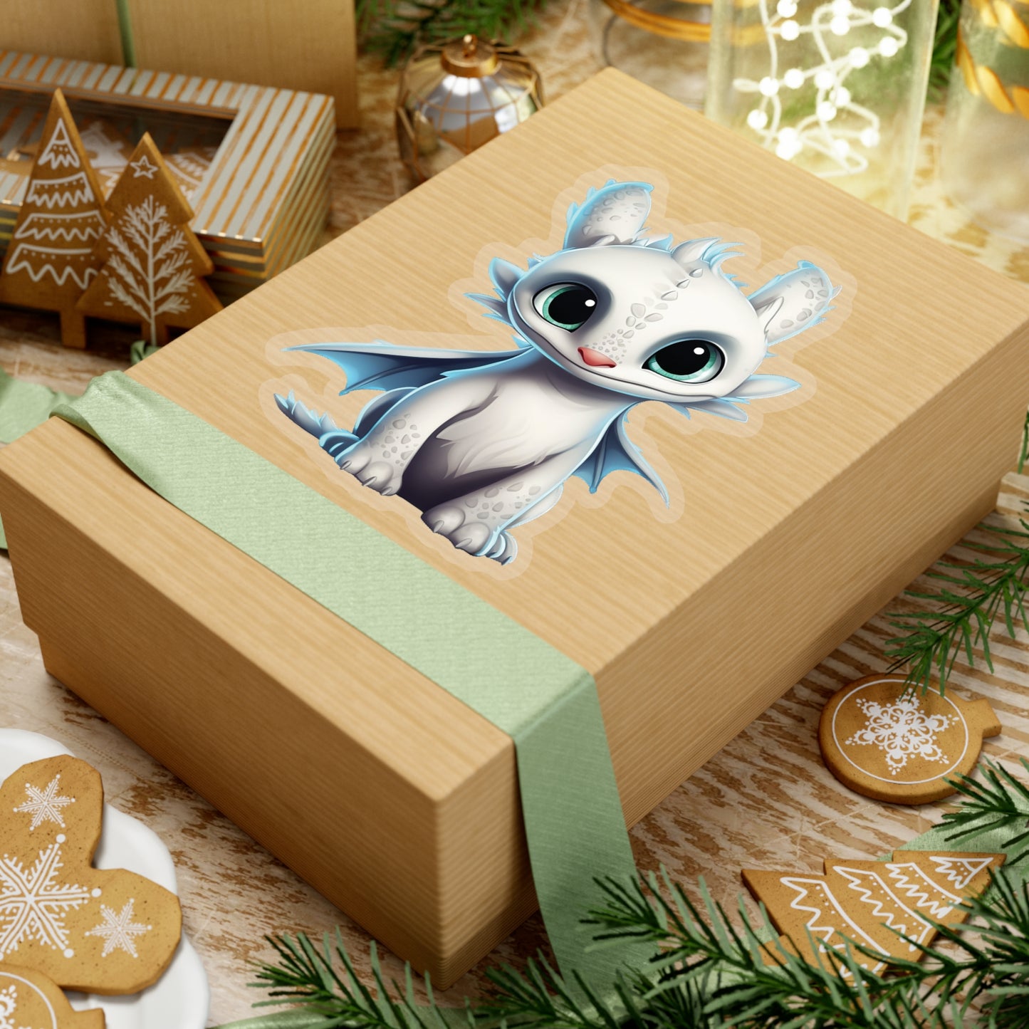 Baby Light Fury Sticker - Unleash Magic and Cuteness from "How to Train Your Dragon"