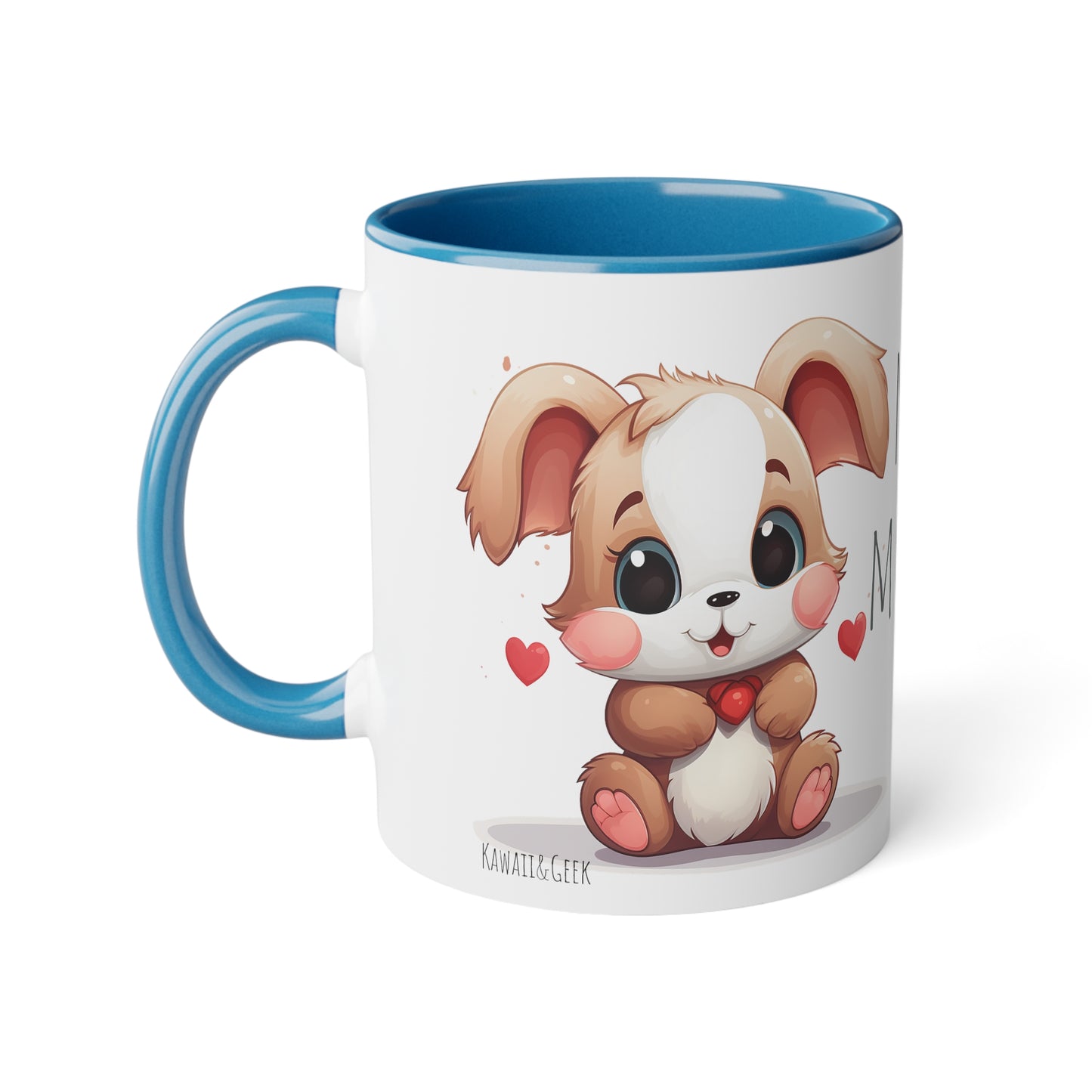 11oz Bi-Color Mug: "Morning Hug" Teddy Duo - EU