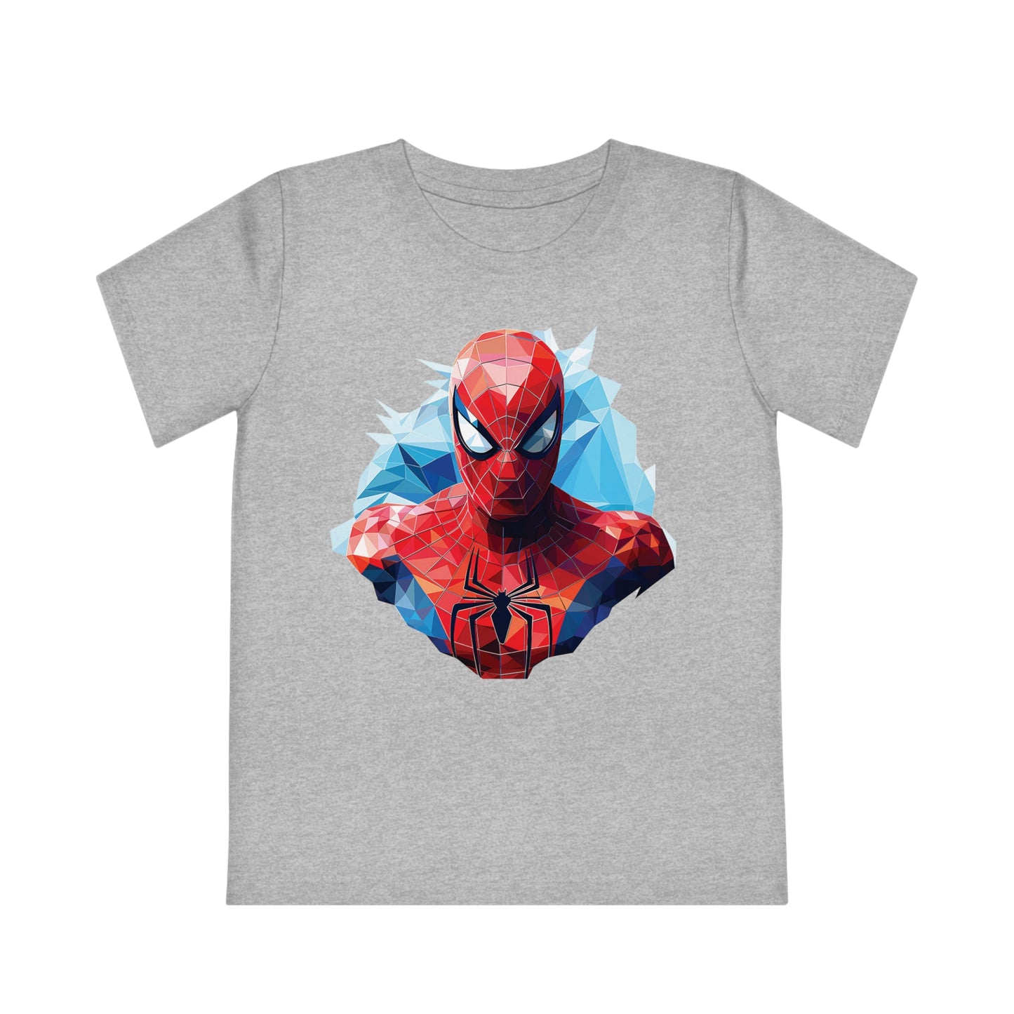 Spider-Man Polygonal Kids T-Shirt - Embrace Web-Slinging Adventure