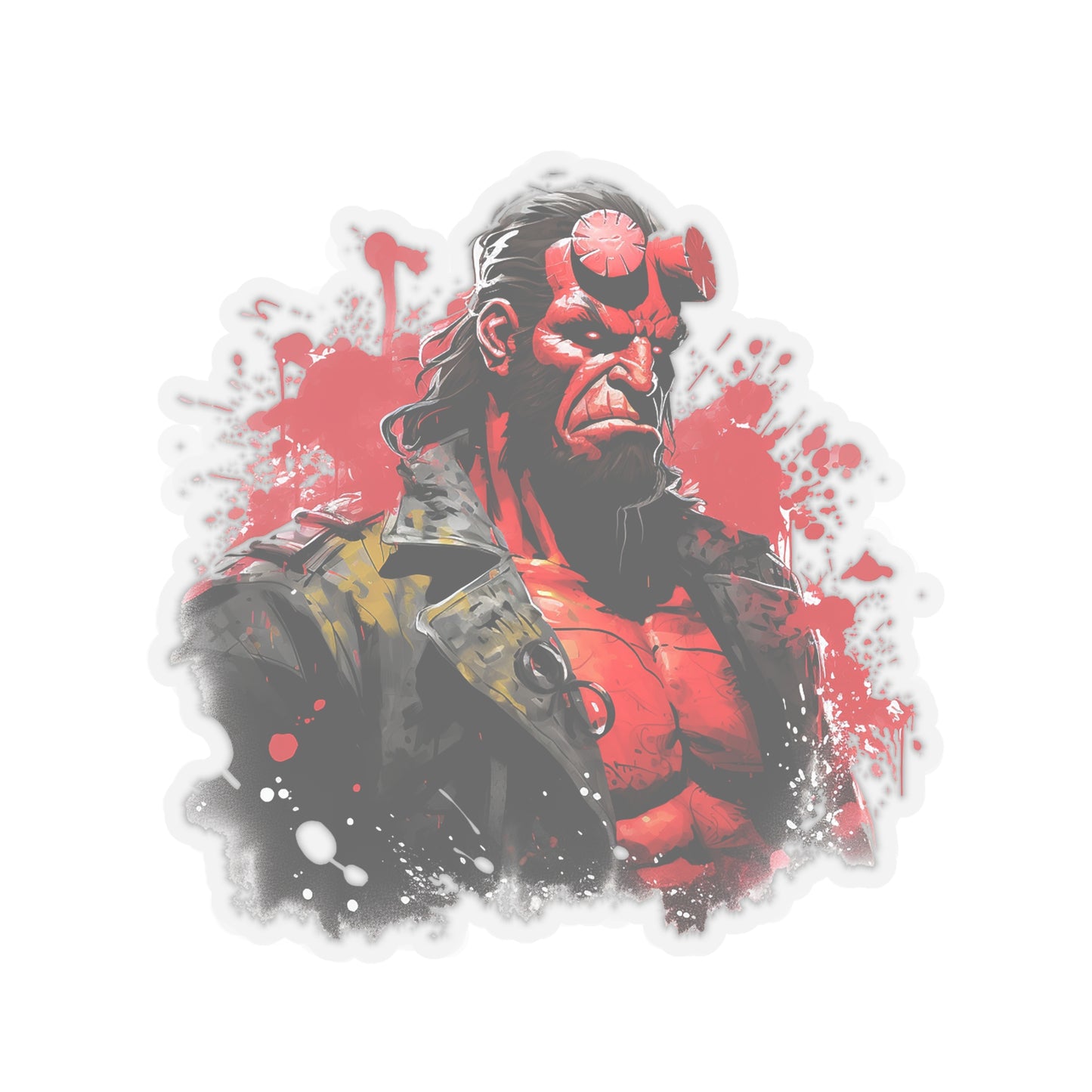 Hellboy Sticker - Premium Halloween Sticker