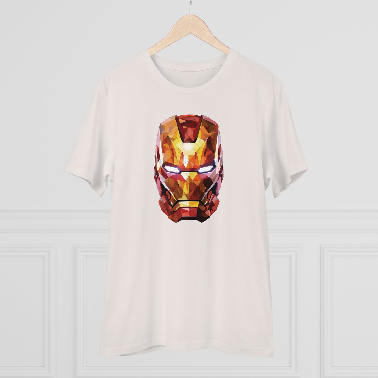 Iron Man Polygonal T-Shirt - Unleash Superhero Style