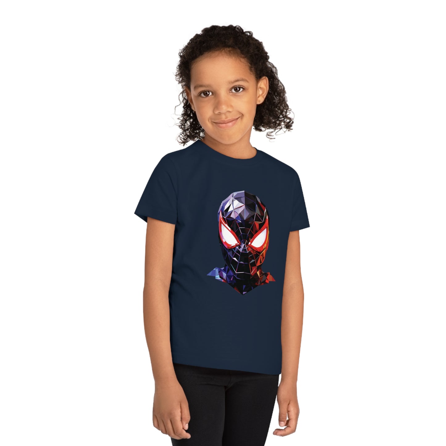 Miles Morales Polygonal Kids T-Shirt - Embrace Spidey Style