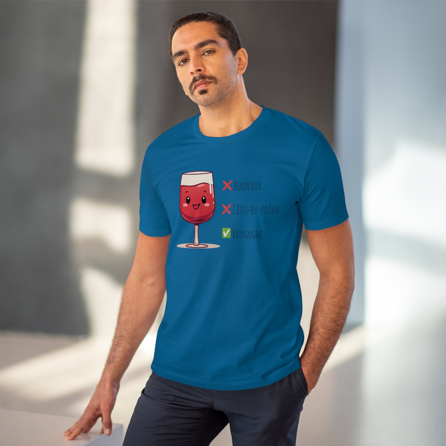 Eco-Friendly 'Bourgogne Wine Wins' T-Shirt - Wine Region Vote, Unisex"
