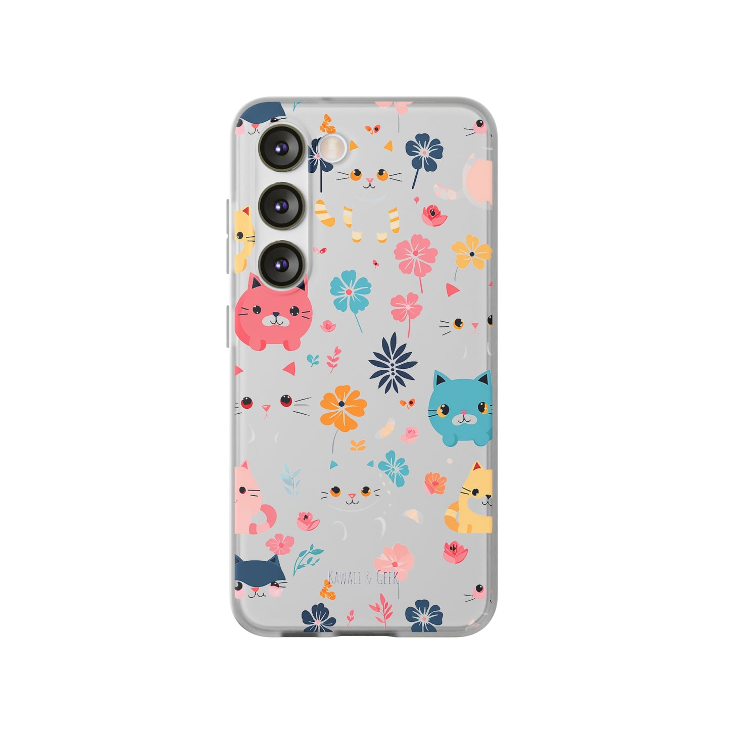 Playful Kittens: Flexi Transparent Phone Case