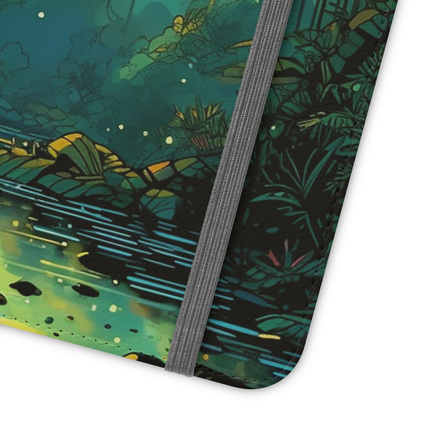 Rainforest at Sunset Flip Phone Case - Capture the Serenity of Nature on Your Device