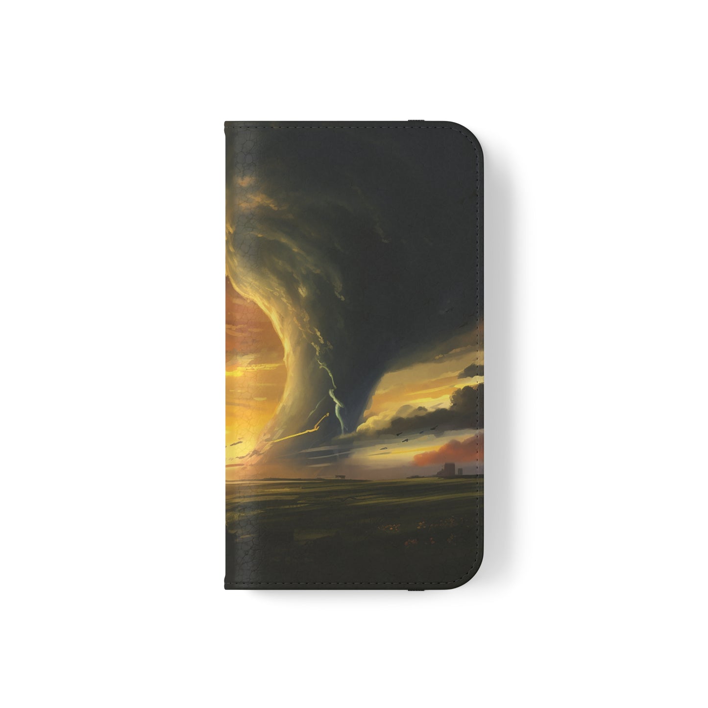 Apocalyptic Tornado Kids Flip Phone Case