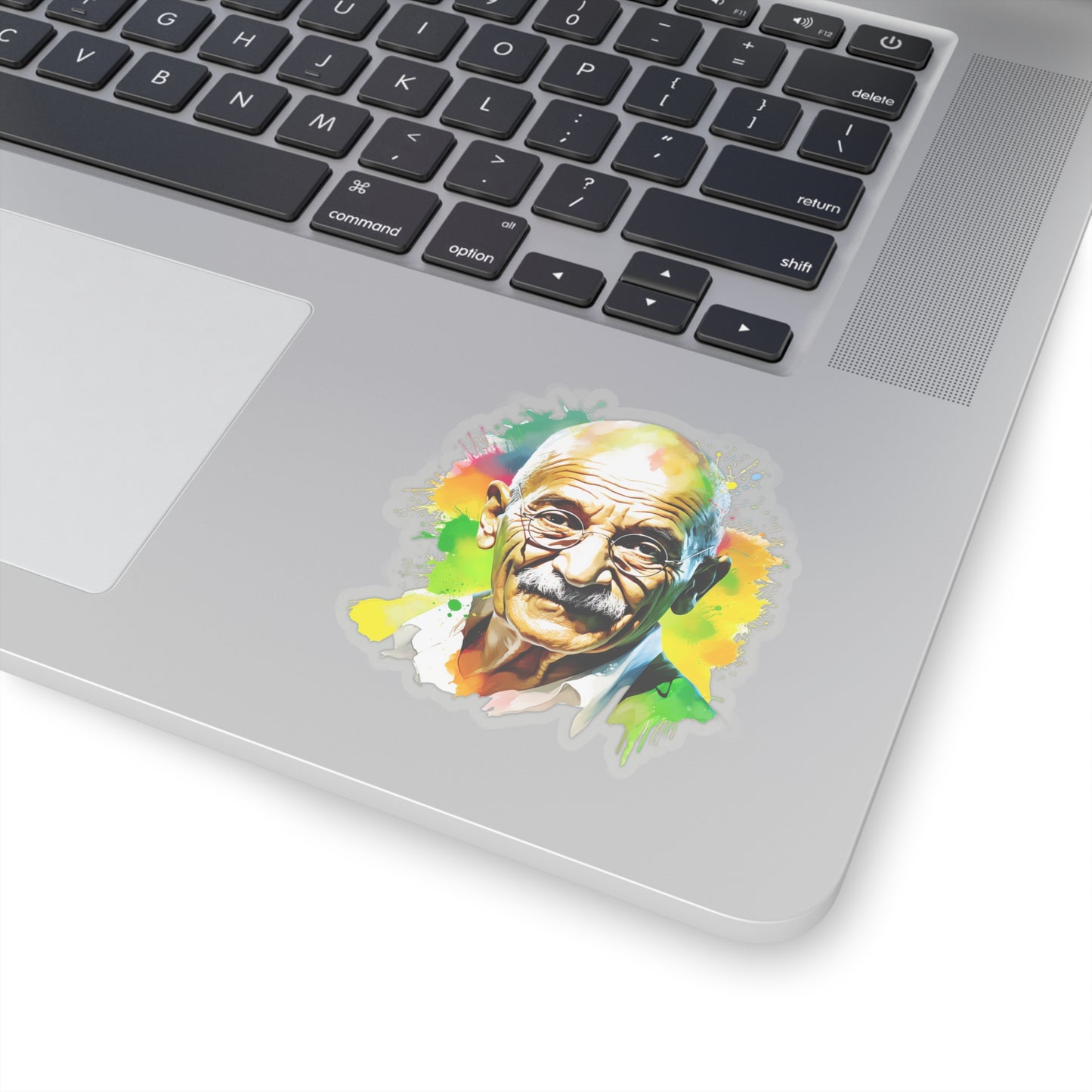 Gandi Sticker in Watercolor Style