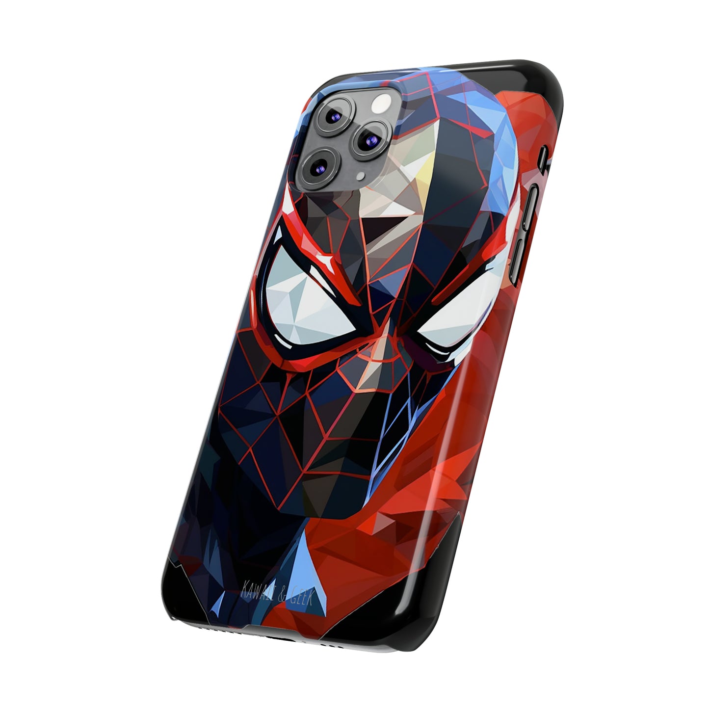 Miles Morales Slim Phone Case iPhone 15 Compatible - Embrace Superhero Style - Spider Man