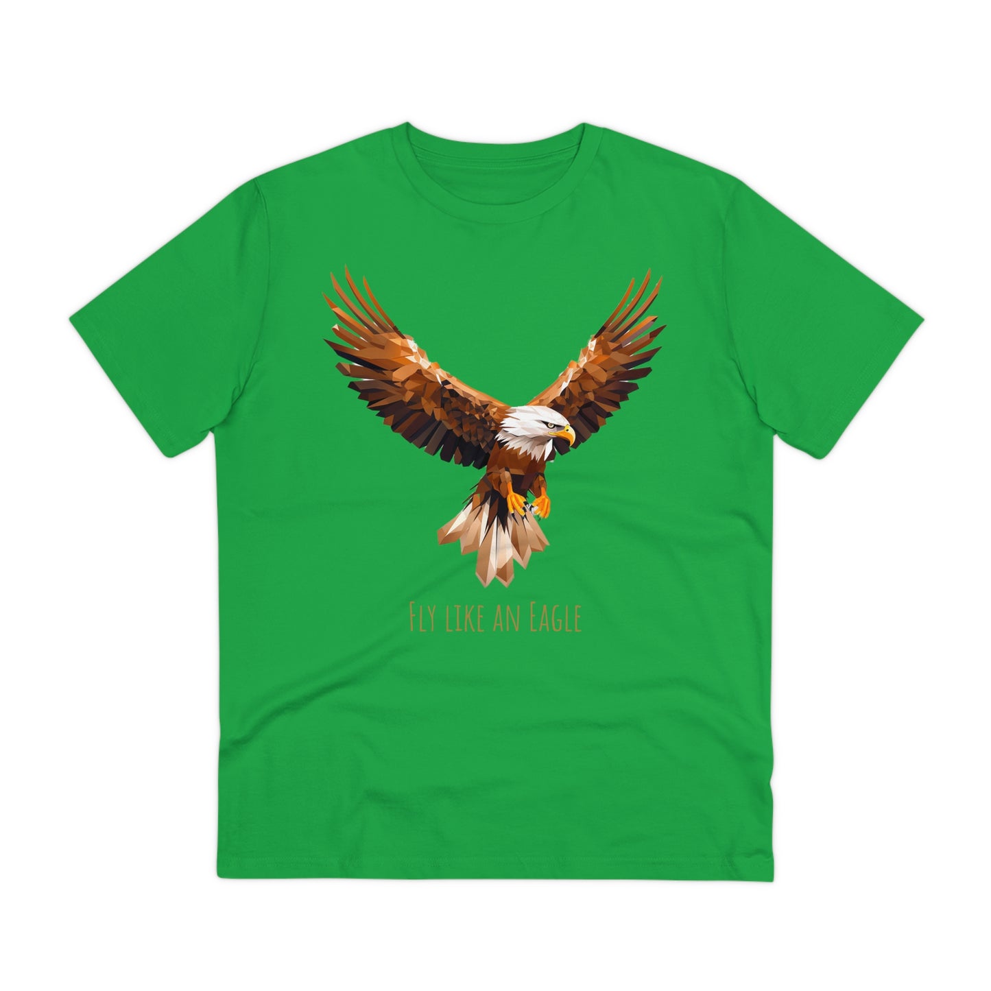 Eco-Friendly Geometric Eagle T-Shirt: "Fly Like An Eagle"