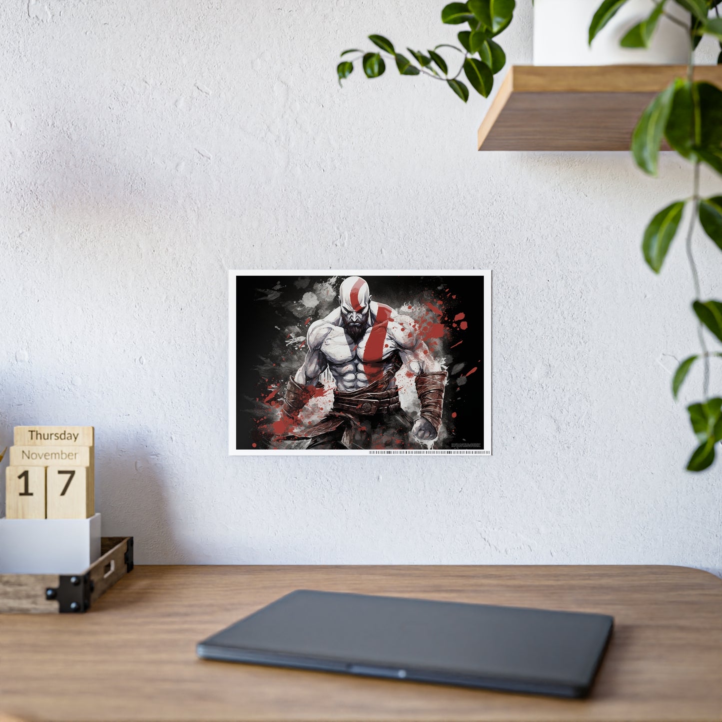 Kratos Poster - Embrace the Power and Artistry of the God of War