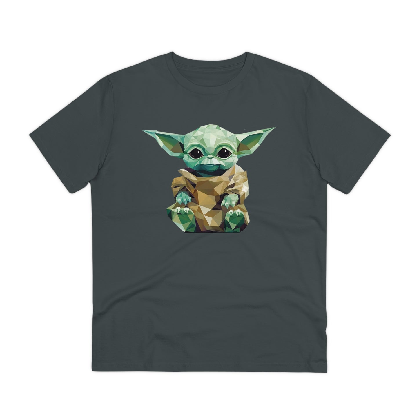 Baby Yoda Grogu Polygonal T-Shirt - Embrace Adorable Force - Star Wars