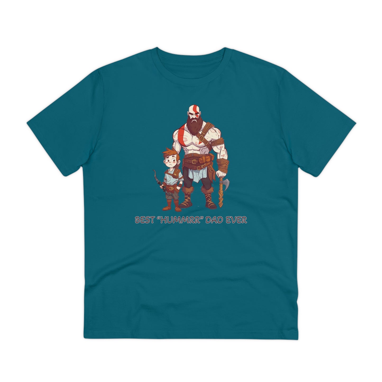 Kratos - God of War T-Shirt - BEST Hummrr Dad Ever - Celebrate Father's Day with Playful Style