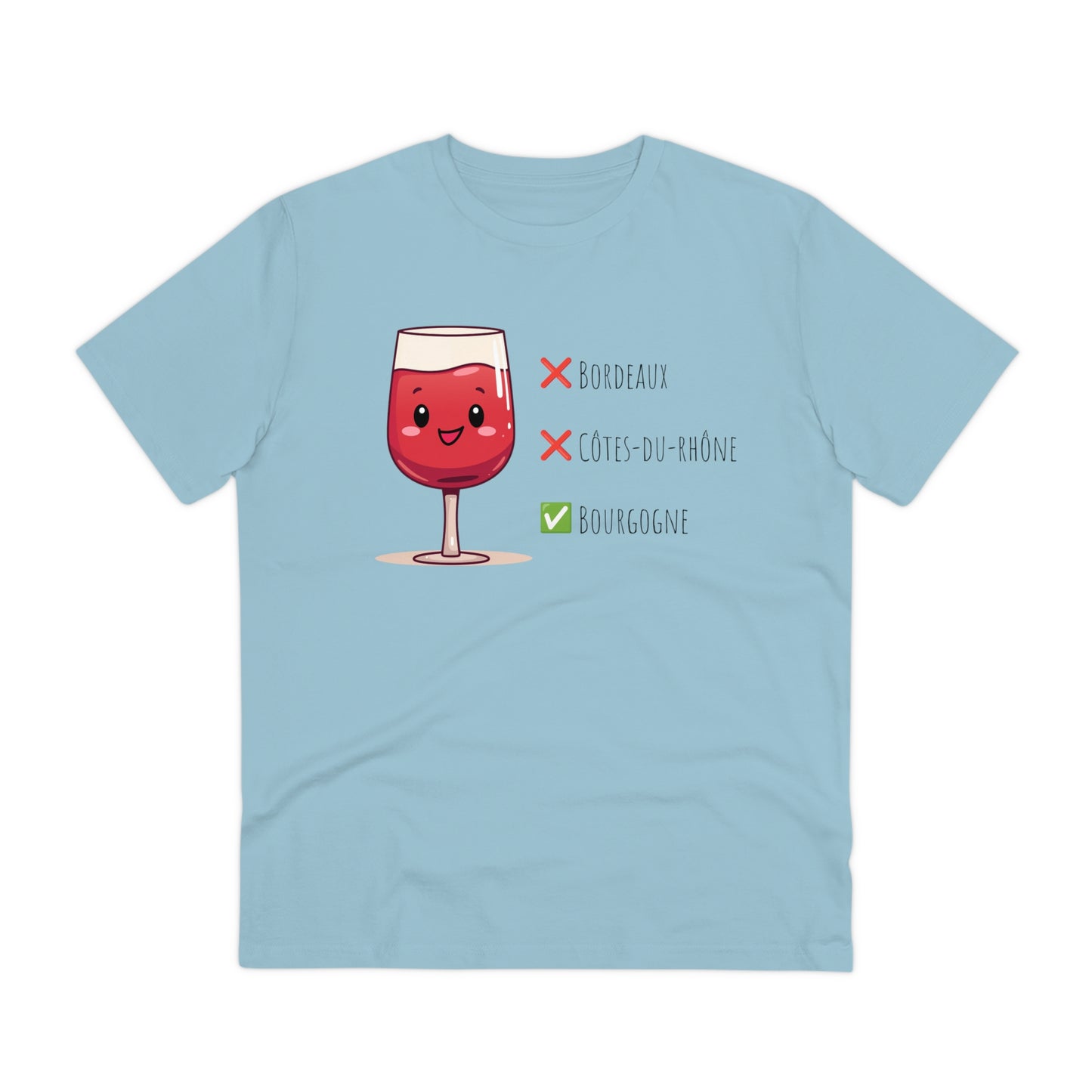 Eco-Friendly 'Bourgogne Wine Wins' T-Shirt - Wine Region Vote, Unisex"