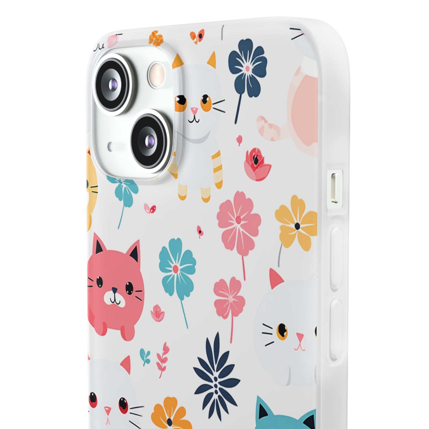 Playful Kittens: Flexi Transparent Phone Case
