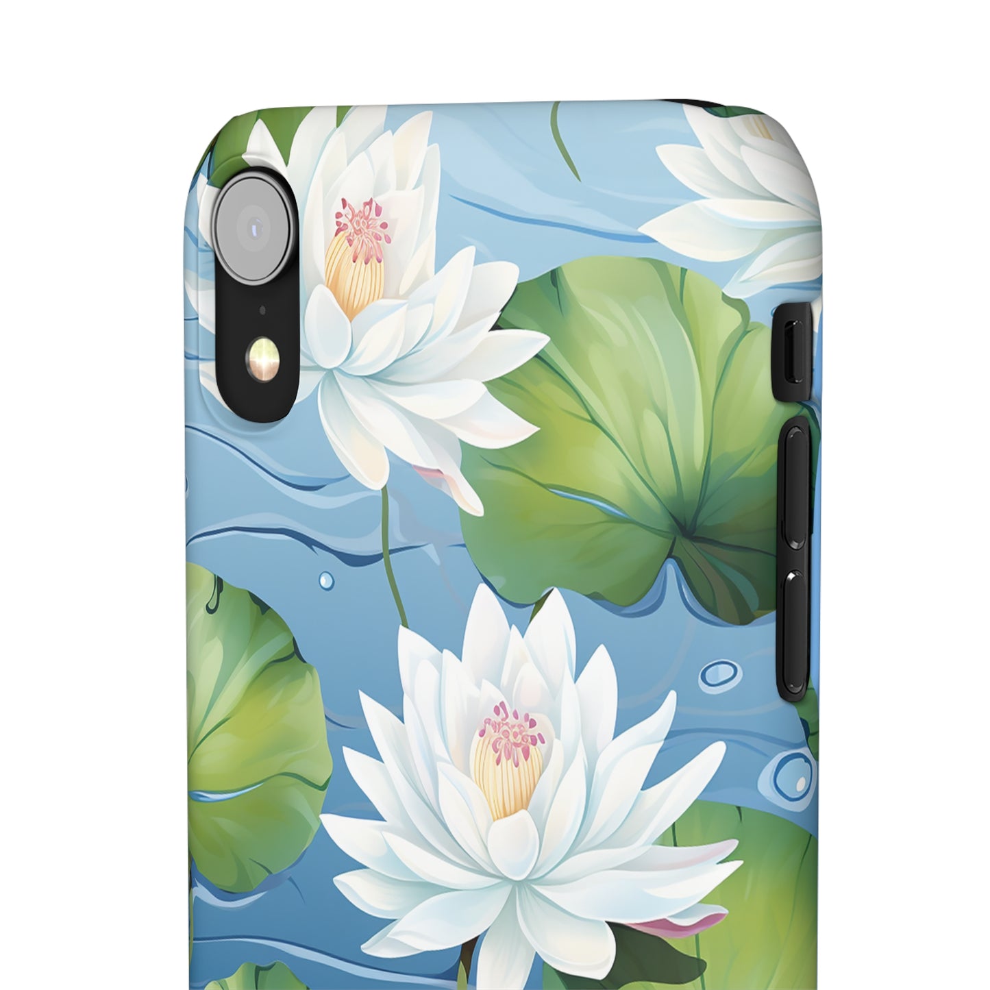 Elegant Water Lilies: Premium Phone Case