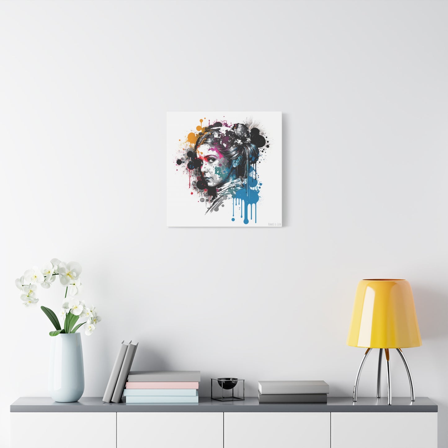 Princess Leia Canva - Add Some Galactic and Artistic Style to Your Walls - Star Wars