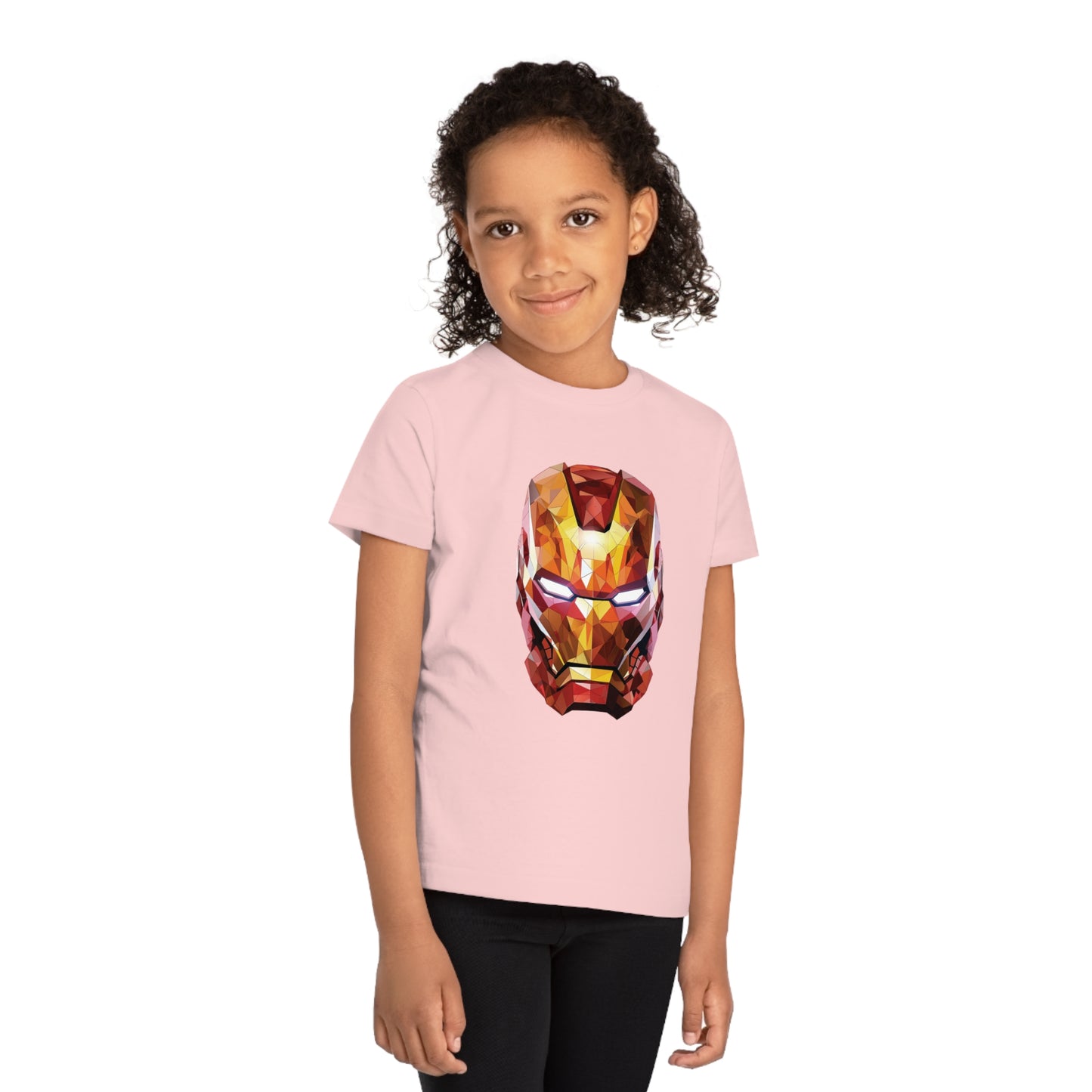 Iron Man Polygonal Kids T-Shirt - Embrace Heroic Style