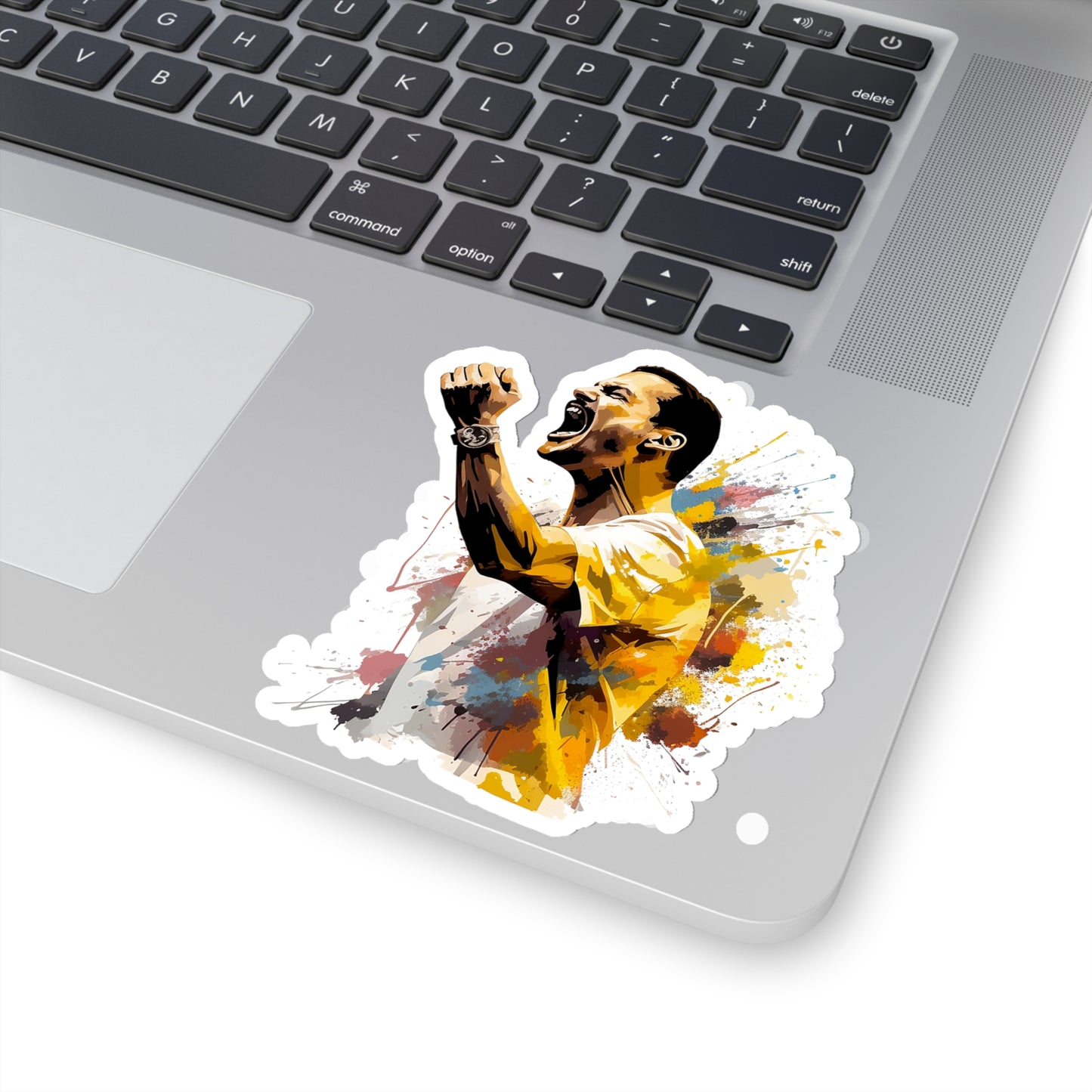 Freddie Mercury Watercolor Tribute Sticker