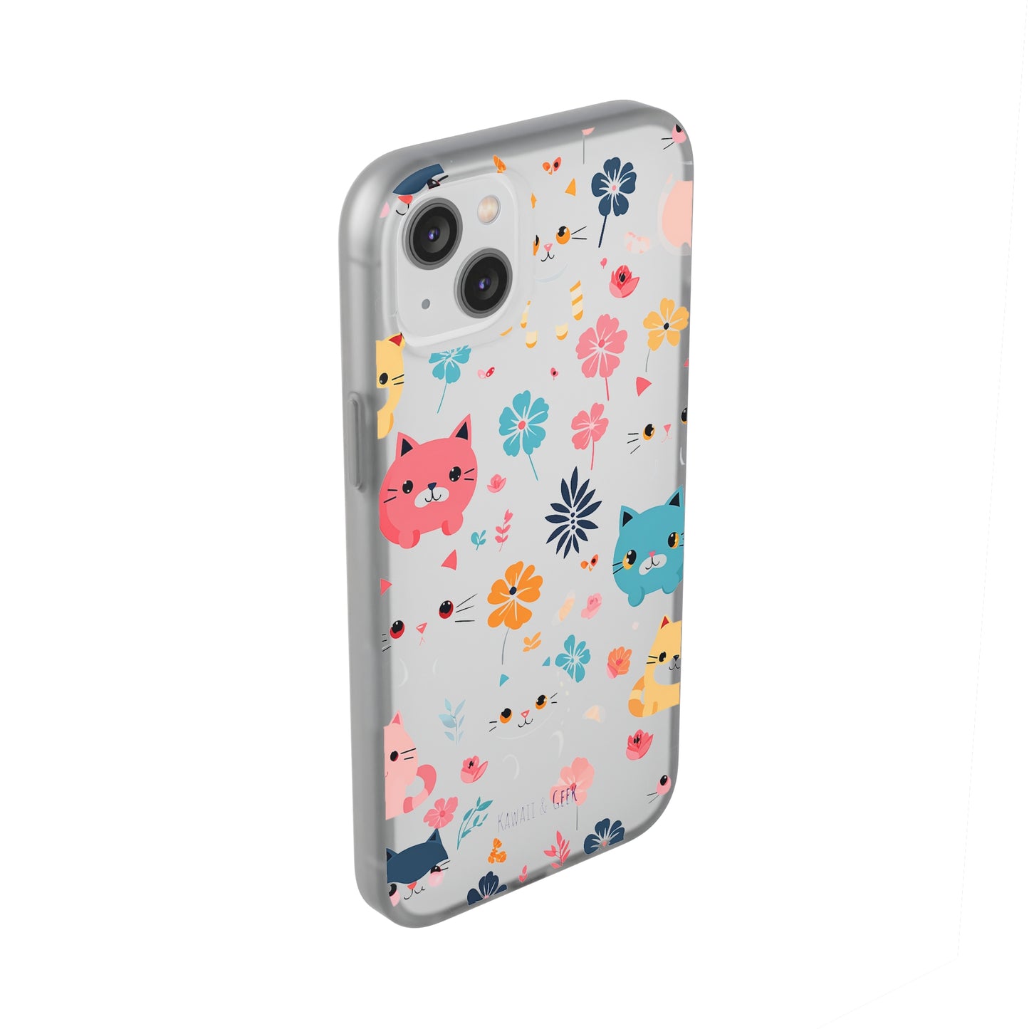 Playful Kittens: Flexi Transparent Phone Case
